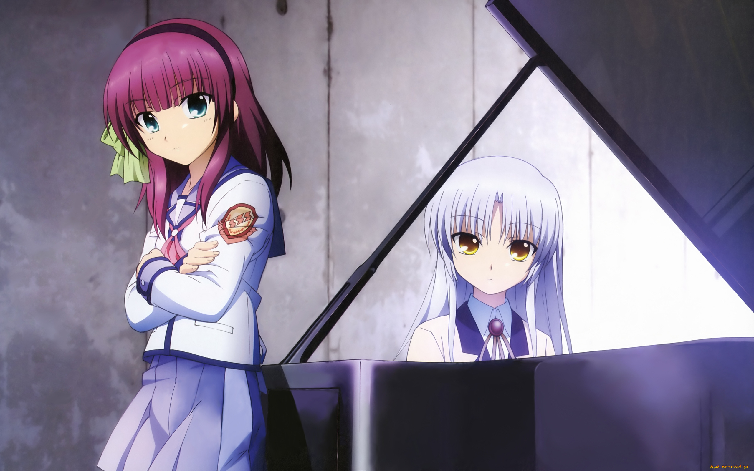 аниме, angel, beats