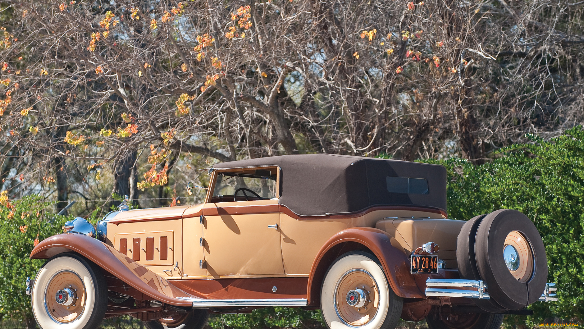 packard, deluxe, eight, convertible, victoria, by, waterhouse, автомобили