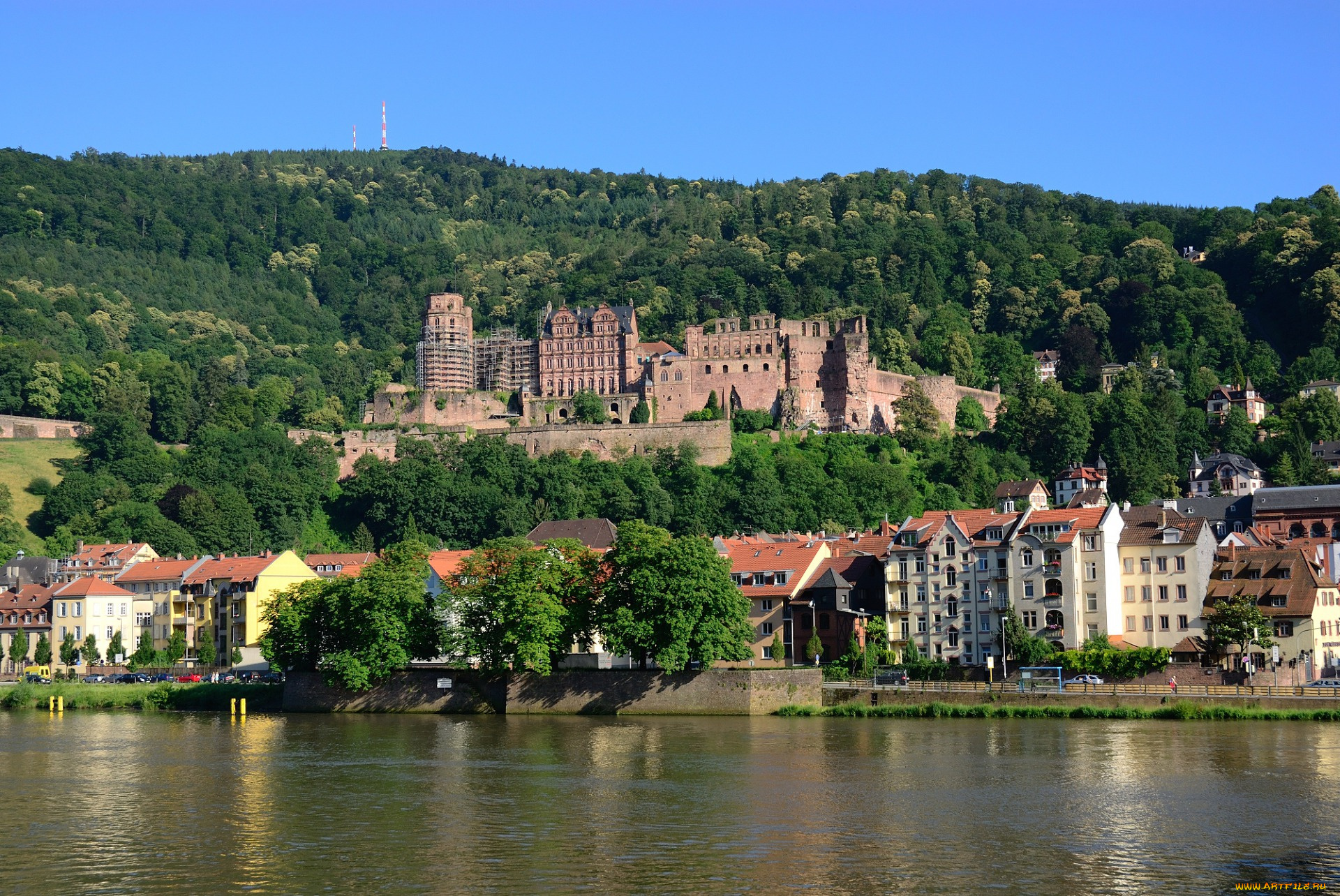 города, гейдельберг, германия