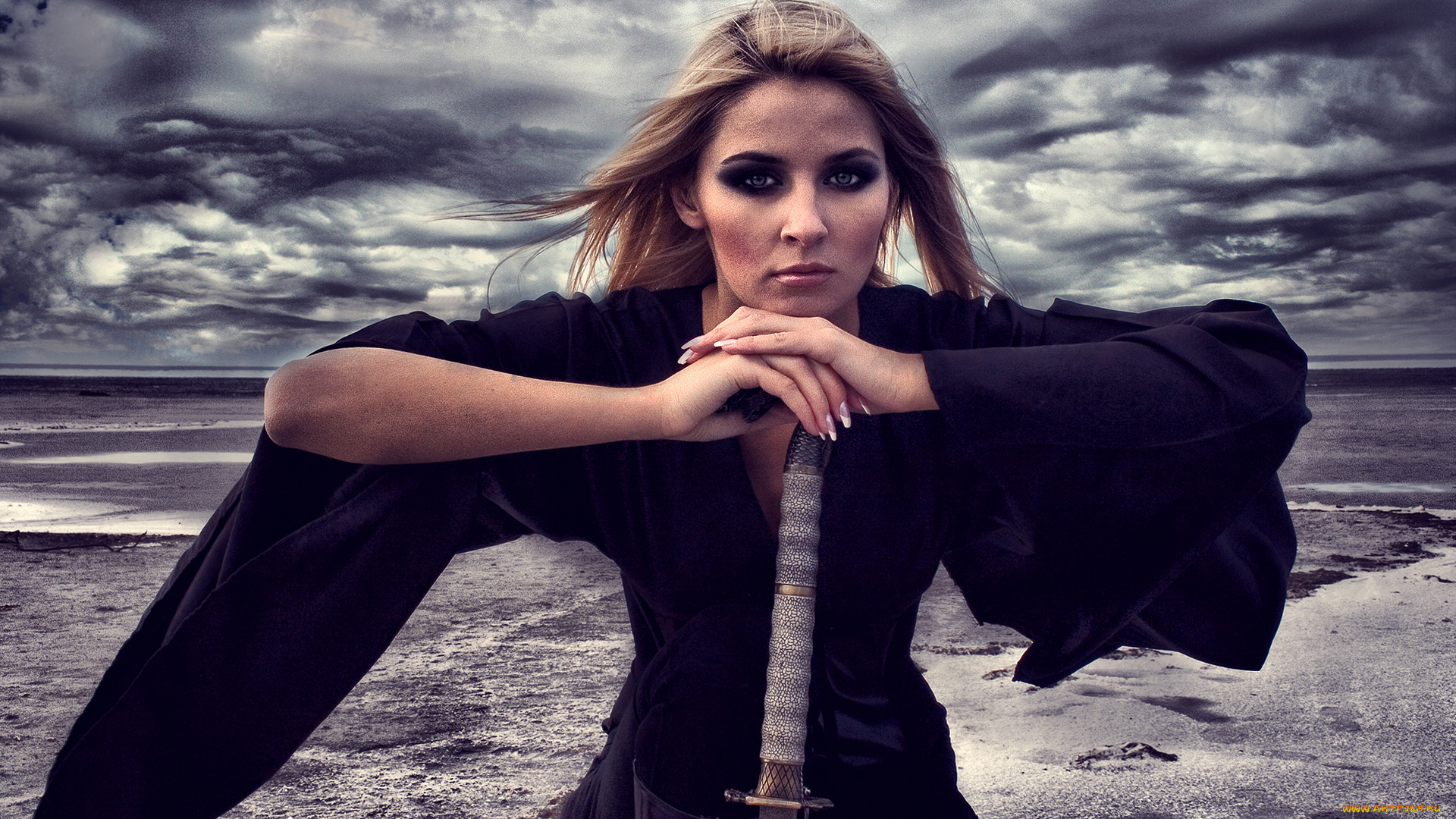 -Unsort, Девушки, с, оружием, девушки, unsort, оружием, катана