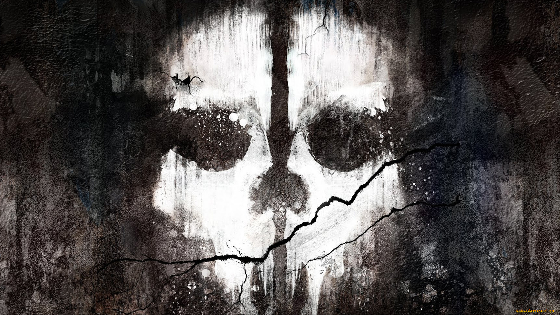 call, of, duty, ghosts, видео, игры, череп