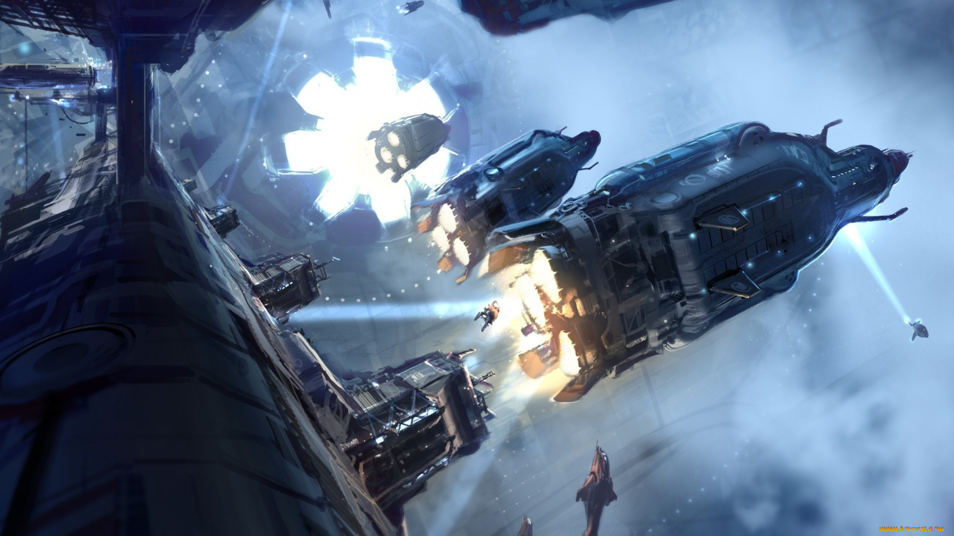 halo, видео, игры, 4, космос, корабли