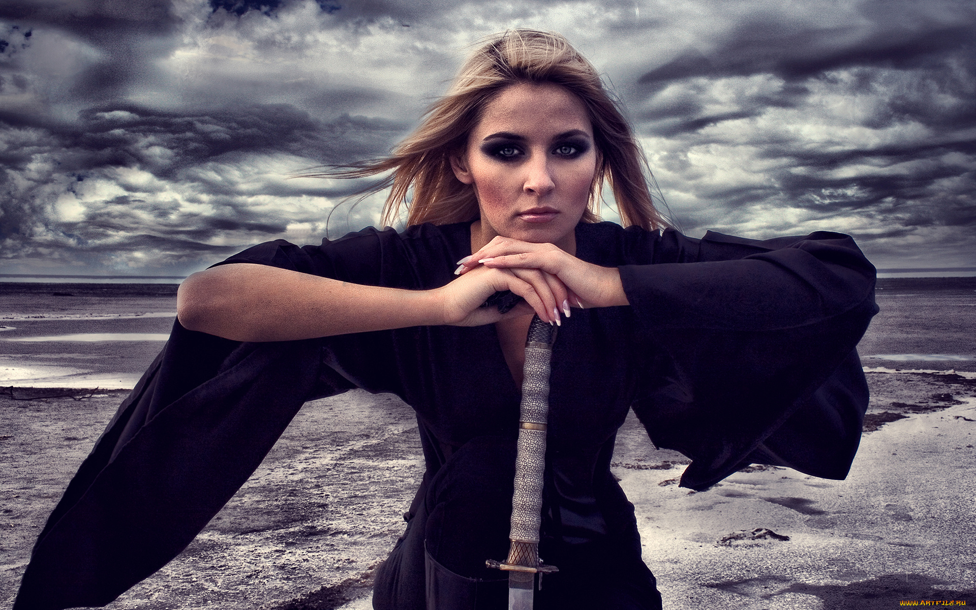 -Unsort, Девушки, с, оружием, девушки, unsort, оружием, катана