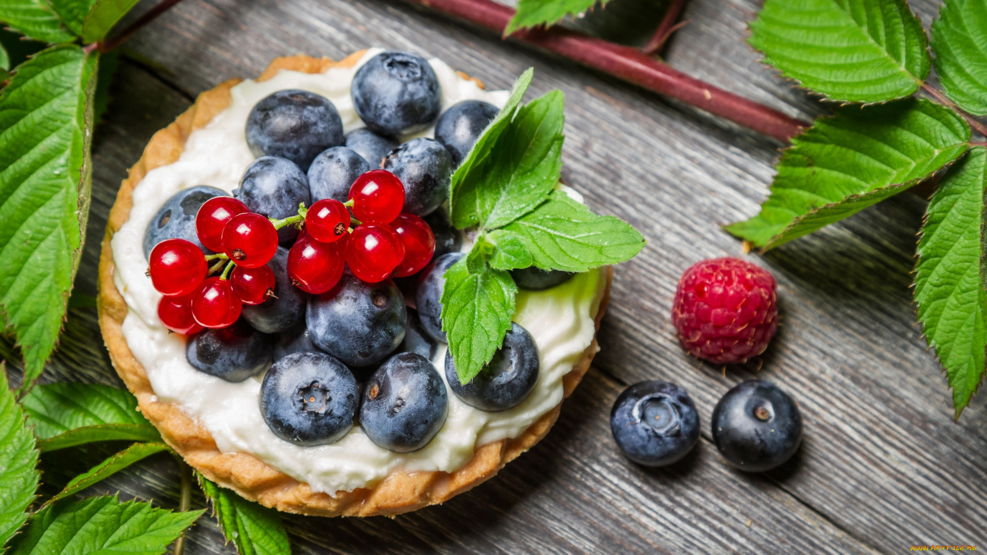 еда, пирожные, , кексы, , печенье, тарталетка, листочки, ягоды, пирожное