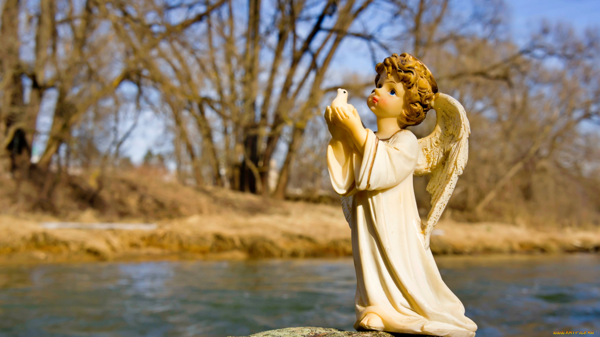 разное, садовые, и, парковые, скульптуры, ангел