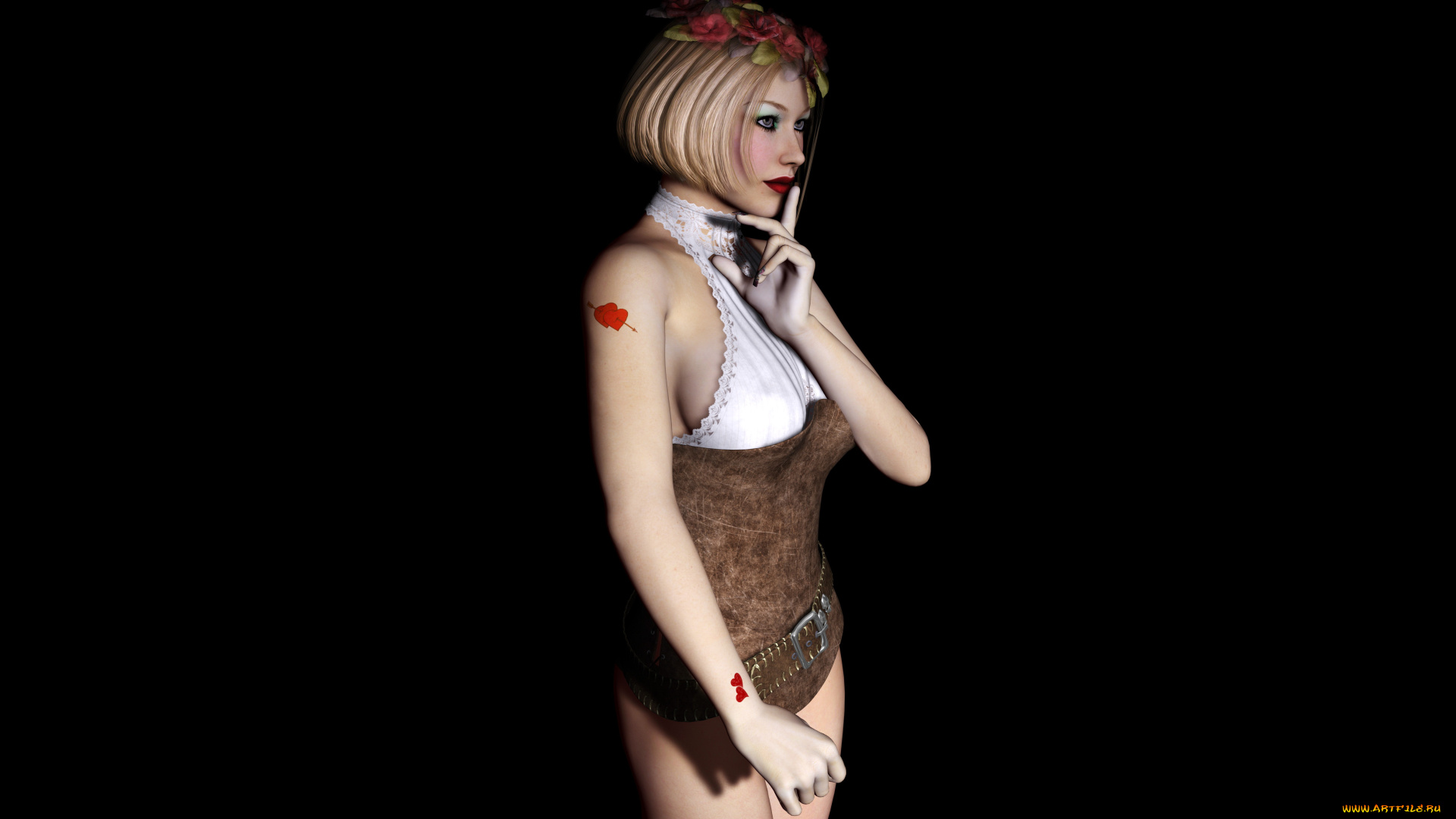 veronica, 3д, графика, people, , люди, фон, взгляд, девушка