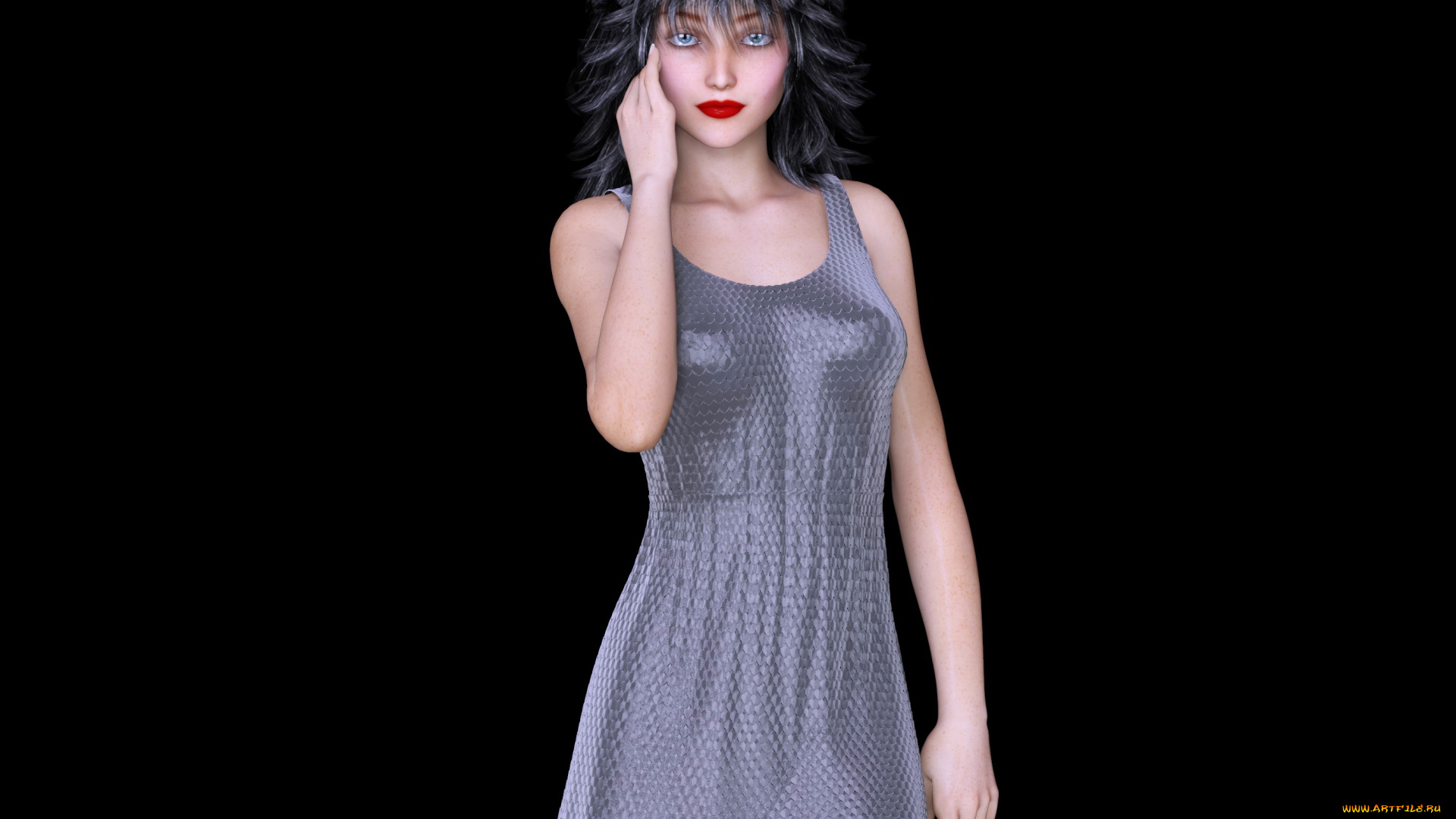 3д, графика, люди, , people, девушка, фон, взгляд