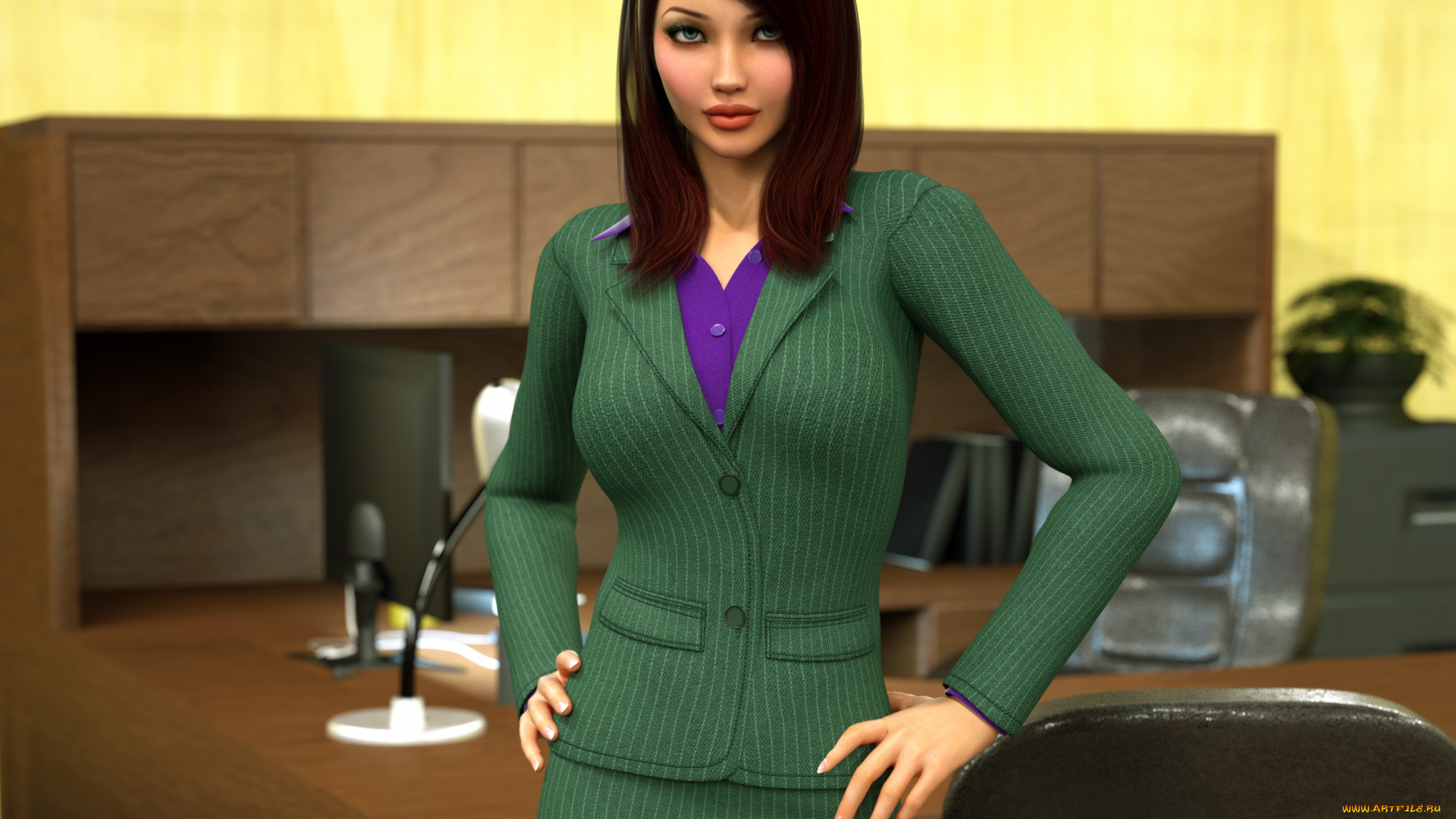 3д, графика, люди, , people, взгляд, девушка, фон