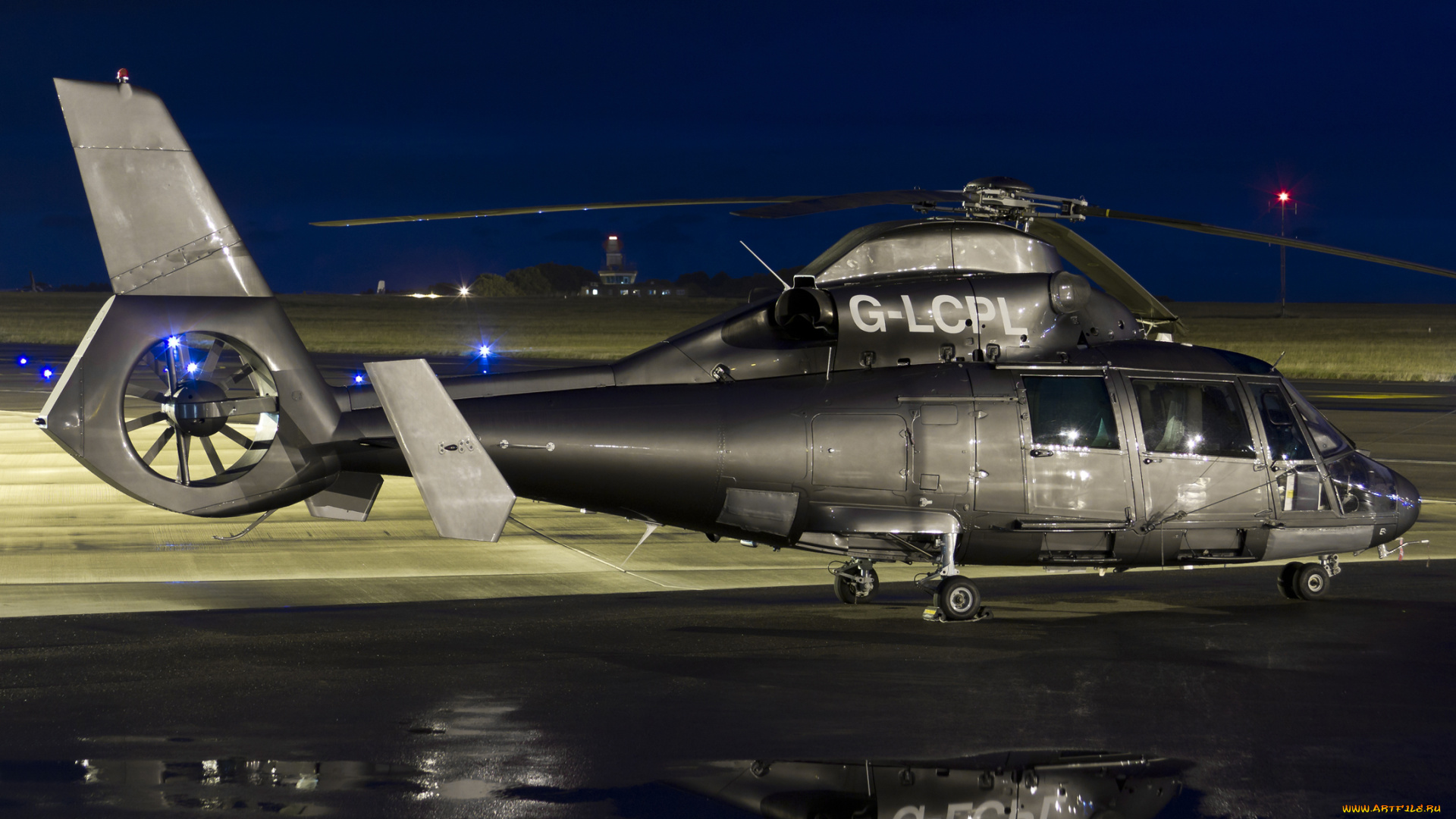 авиация, вертолёты, as, 365, n2, eurocopter, аэродром, вертолёт, многоцелевой, dauphin, 2