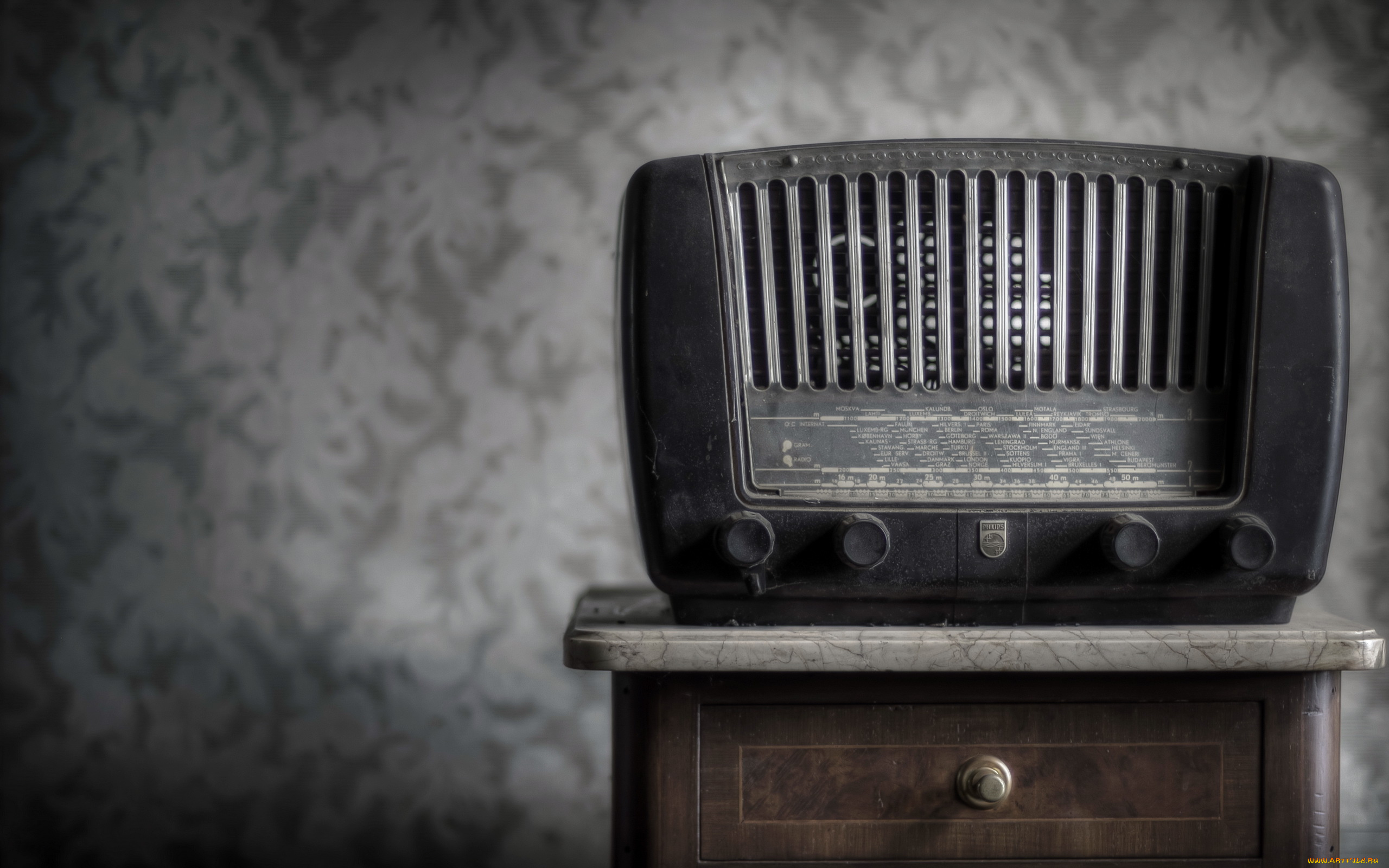 разное, ретро, , винтаж, тумба, старье, приемник, радио, паутина, обои