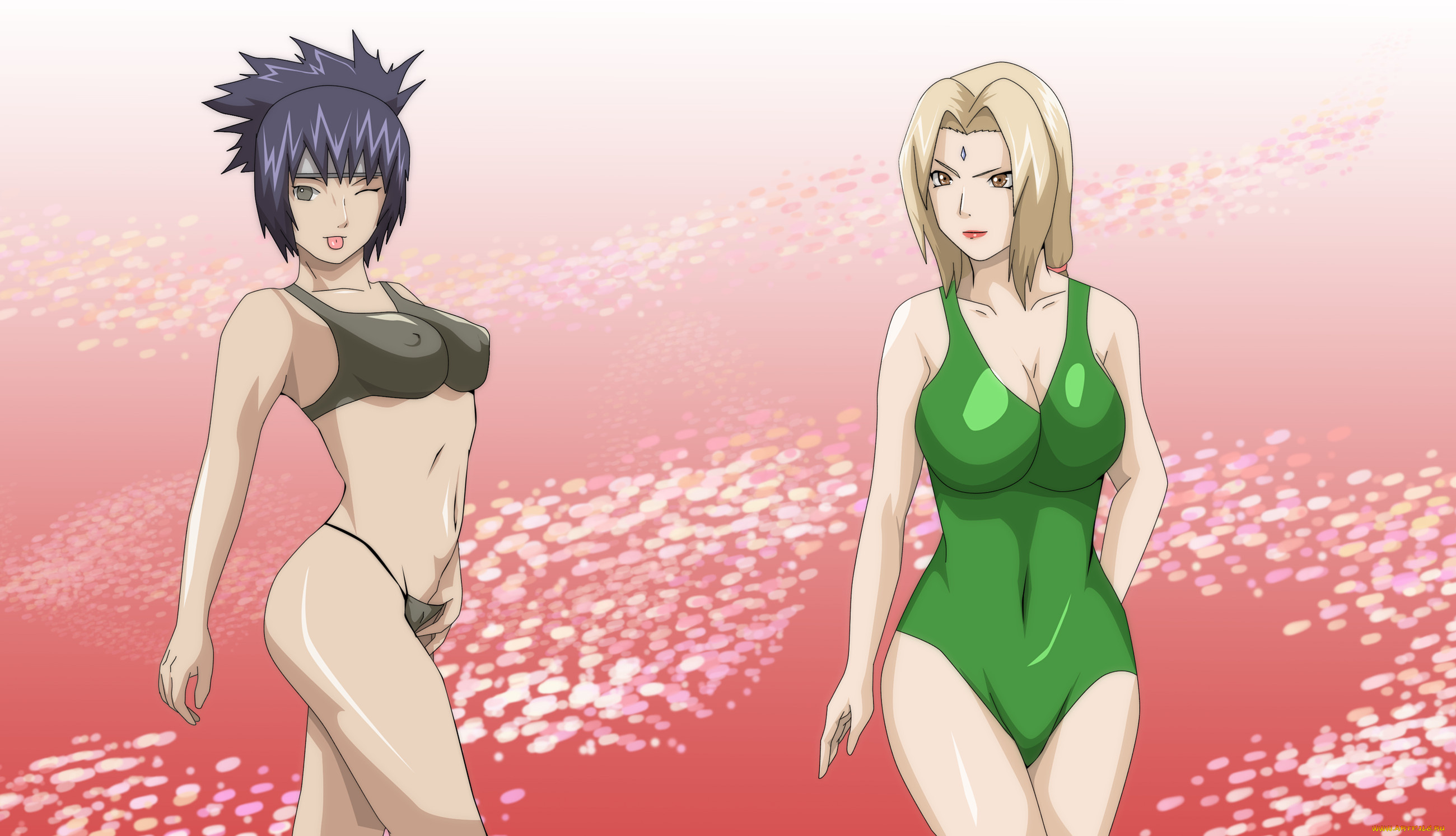 разное, арты, девушки, фон, взгляд