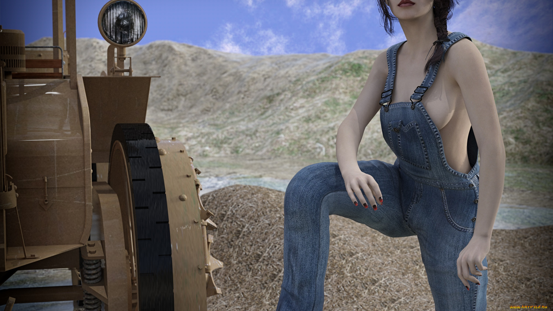 3д, графика, люди, , people, фон, взгляд, девушка