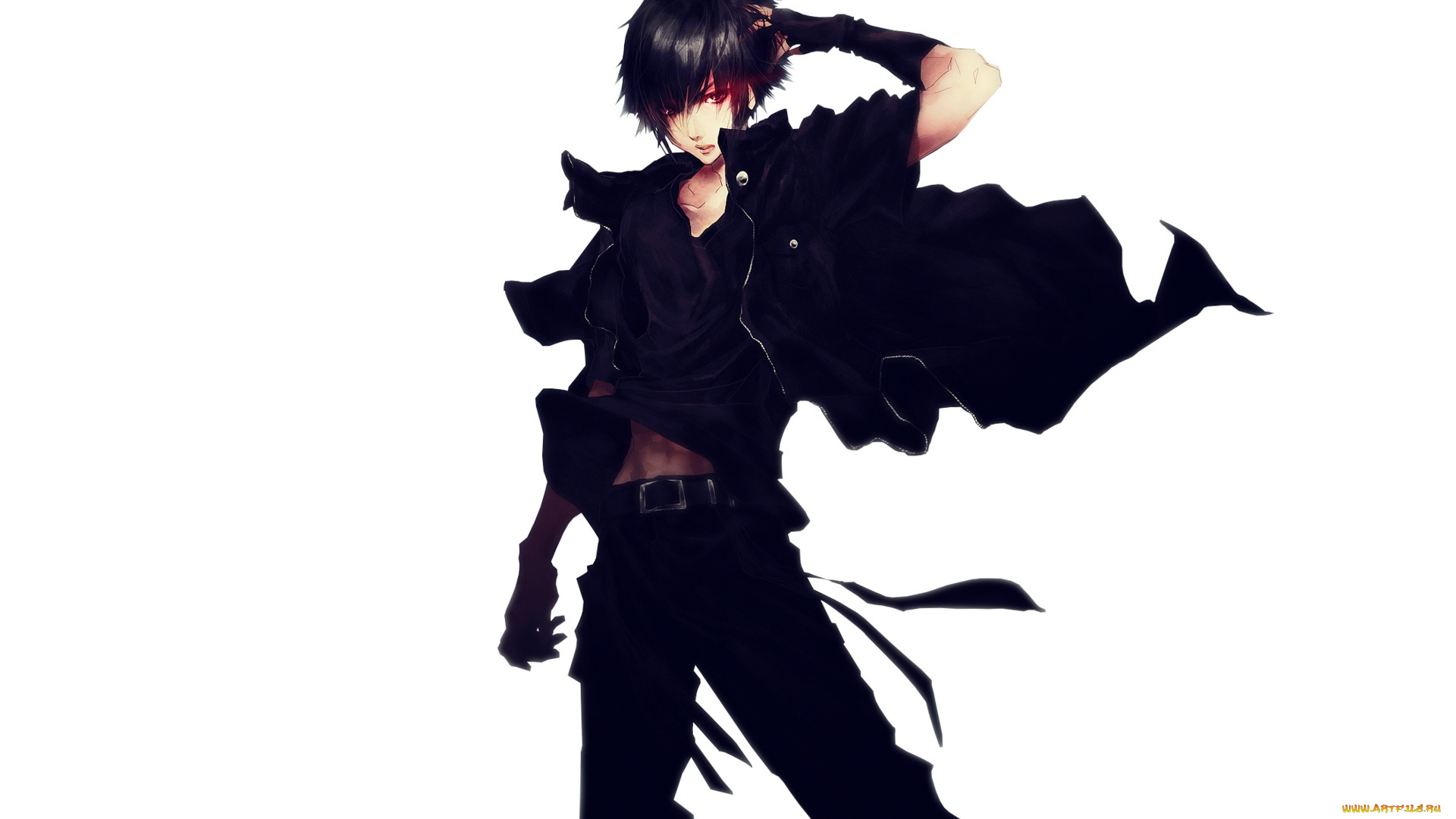 аниме, final, fantasy, парень