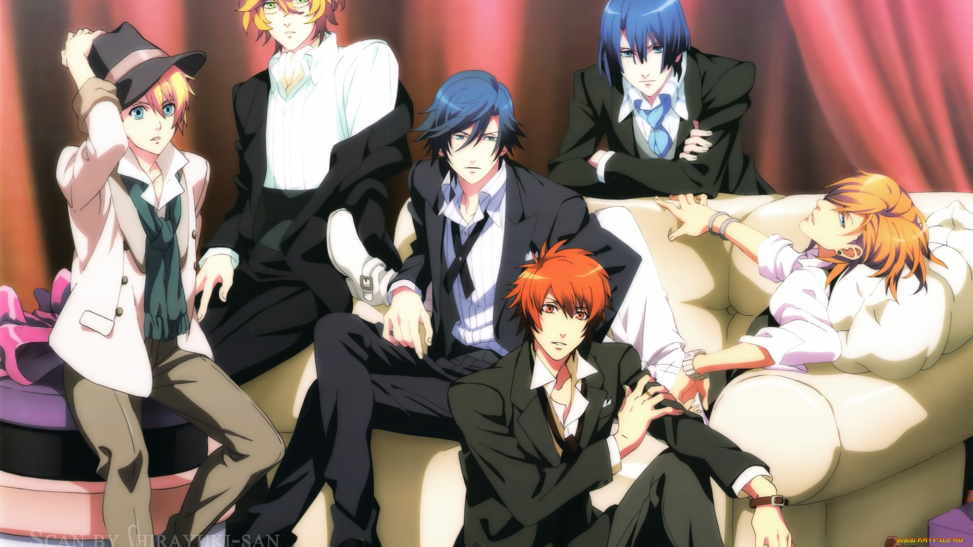 аниме, uta, no, prince-sama, парни