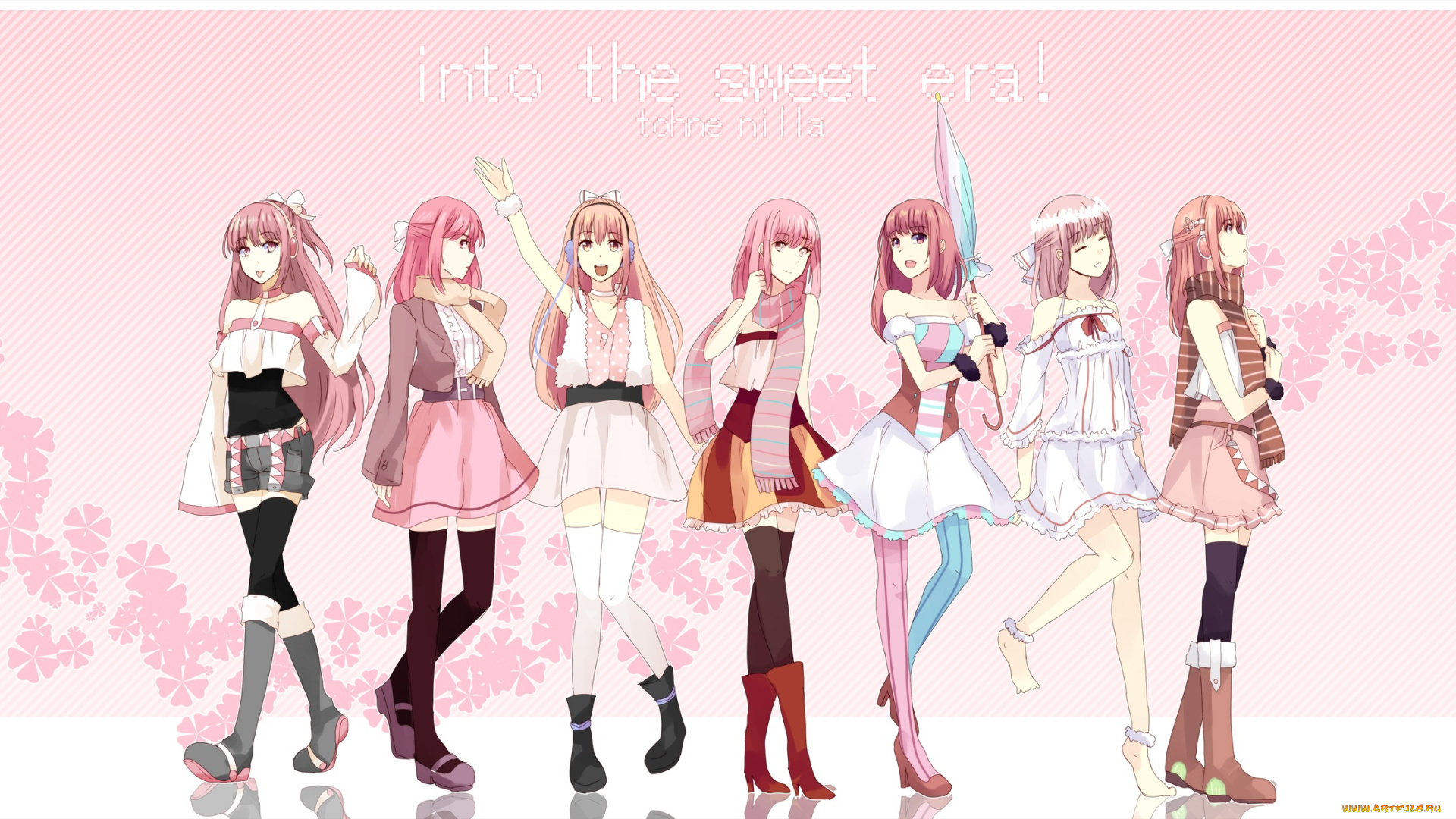 аниме, utau, девушки