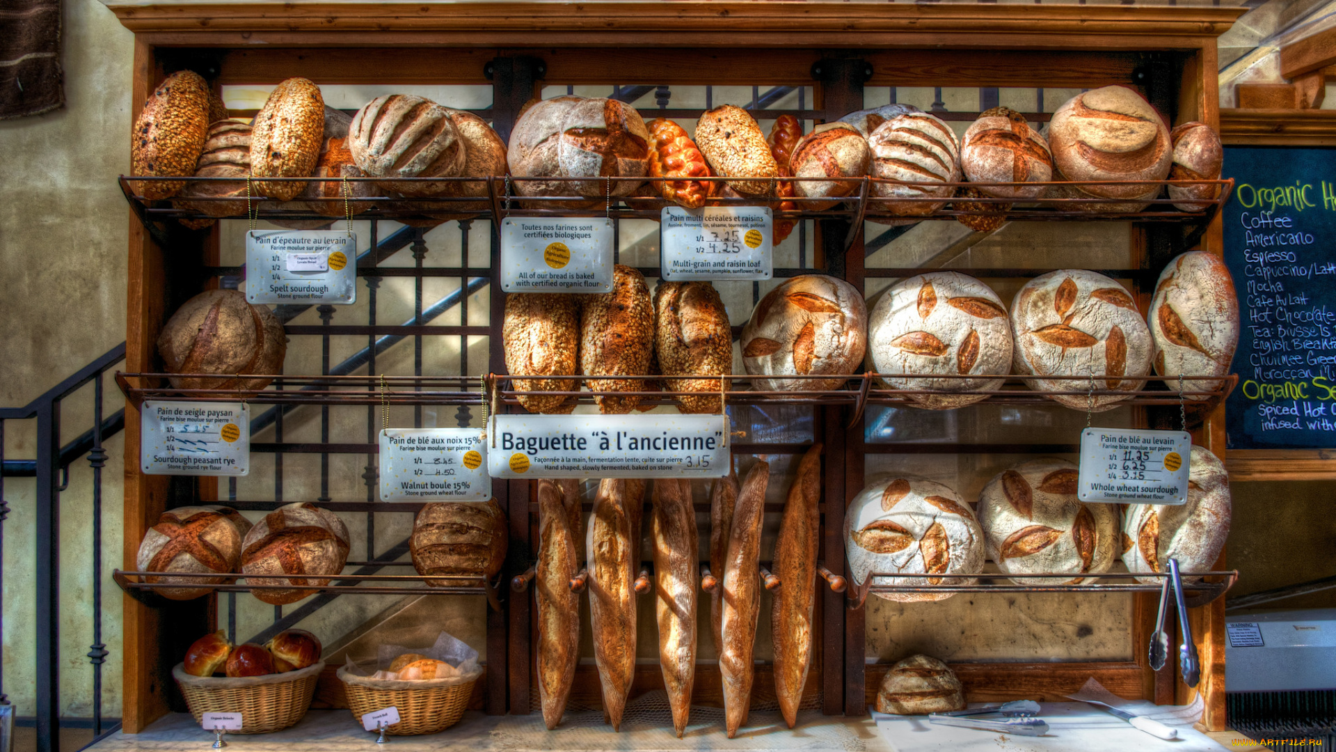 еда, хлеб, , выпечка, прилавок