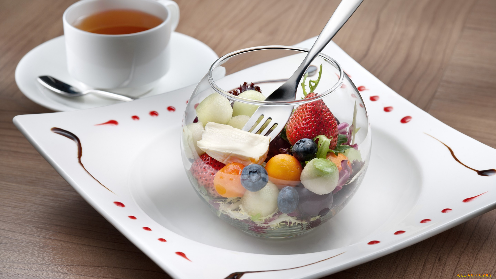 еда, мороженое, , десерты, ассорти, десерт, ягоды, чай, клубника