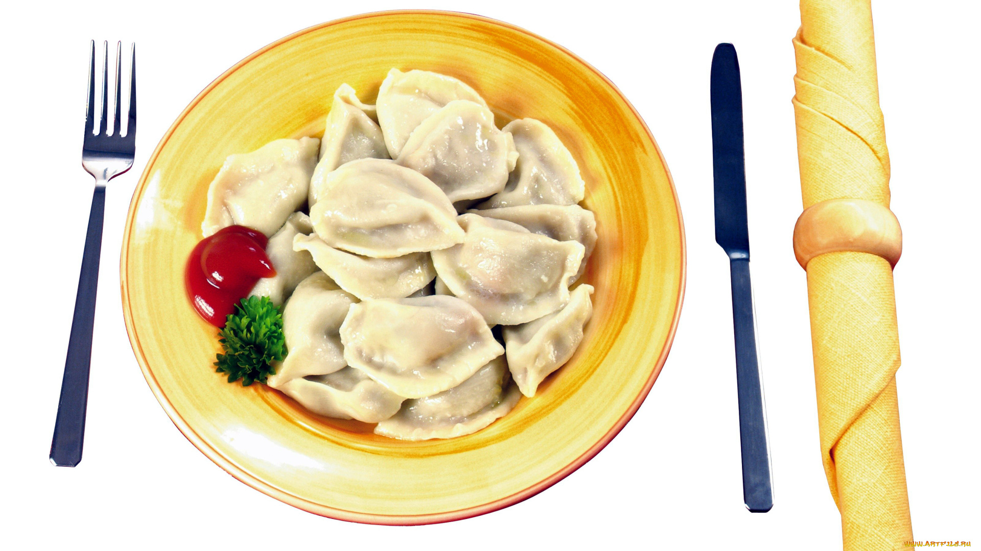 еда, пельмени, , манты, , вареники, приборы, салфетка