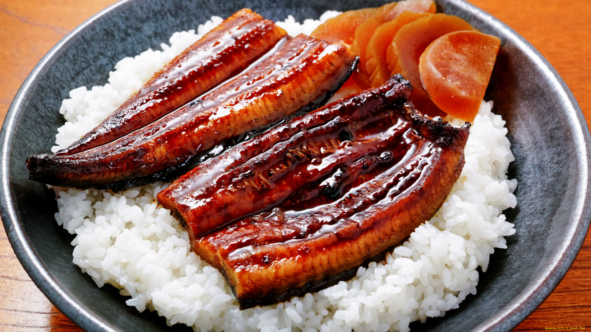 еда, рыбные, блюда, , с, морепродуктами, рис, рыба