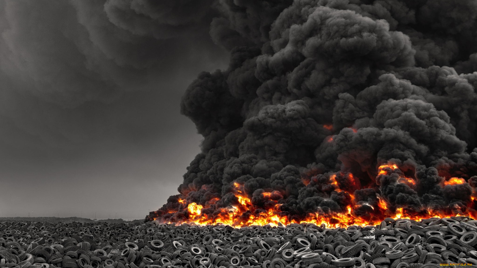 природа, огонь