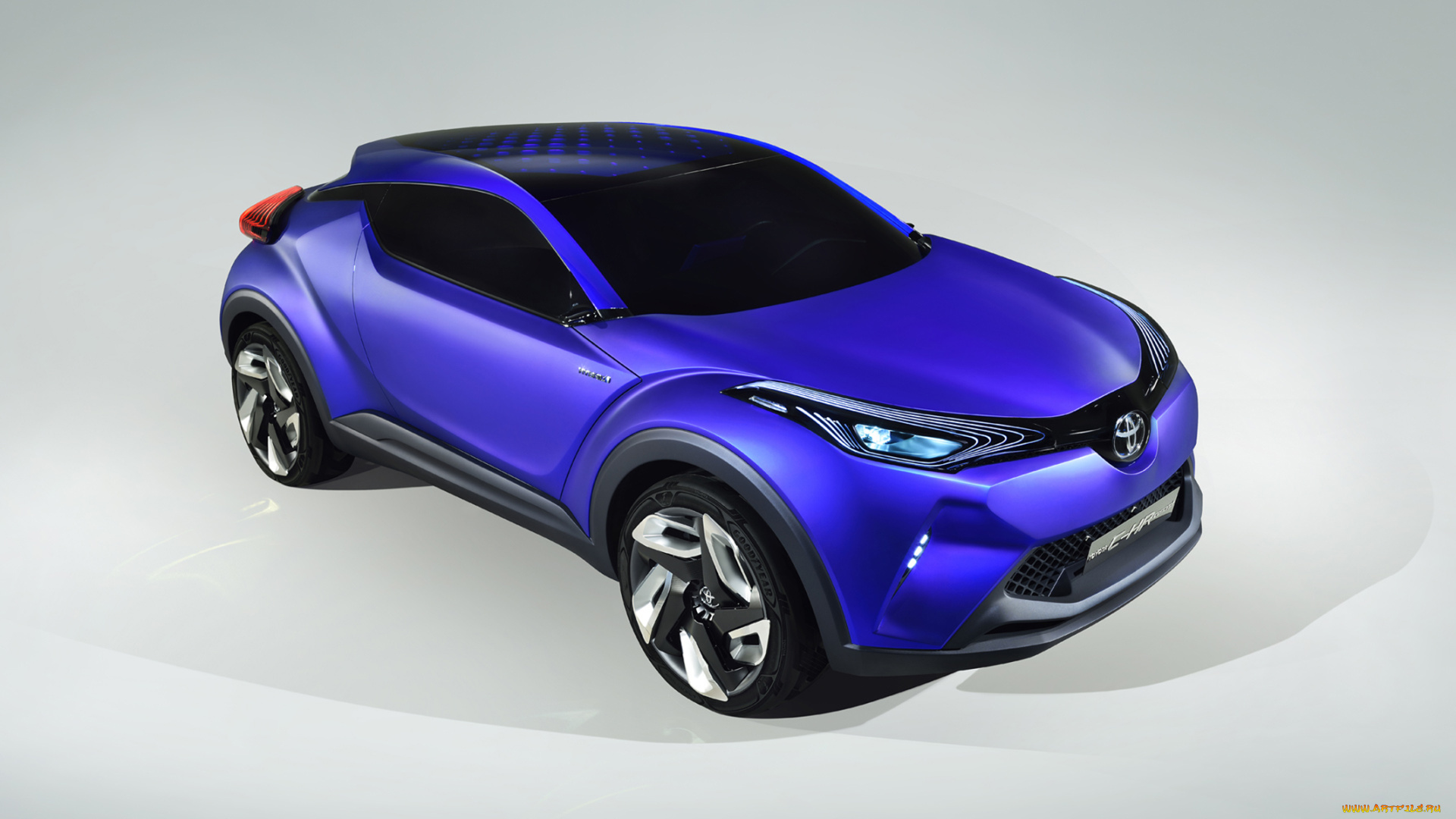 toyota, c-hr, concept, 2014, автомобили, 3д, crossover, toyota, c-hr, 2014, concept