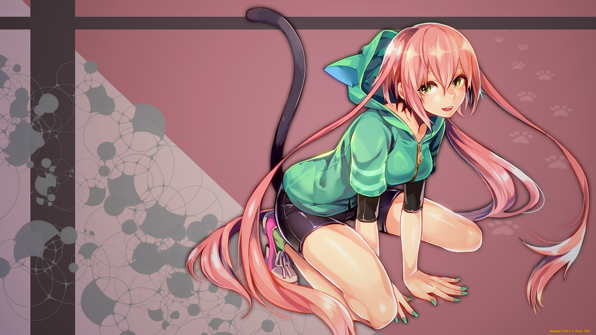 utau, аниме, девушка, взгляд, фон