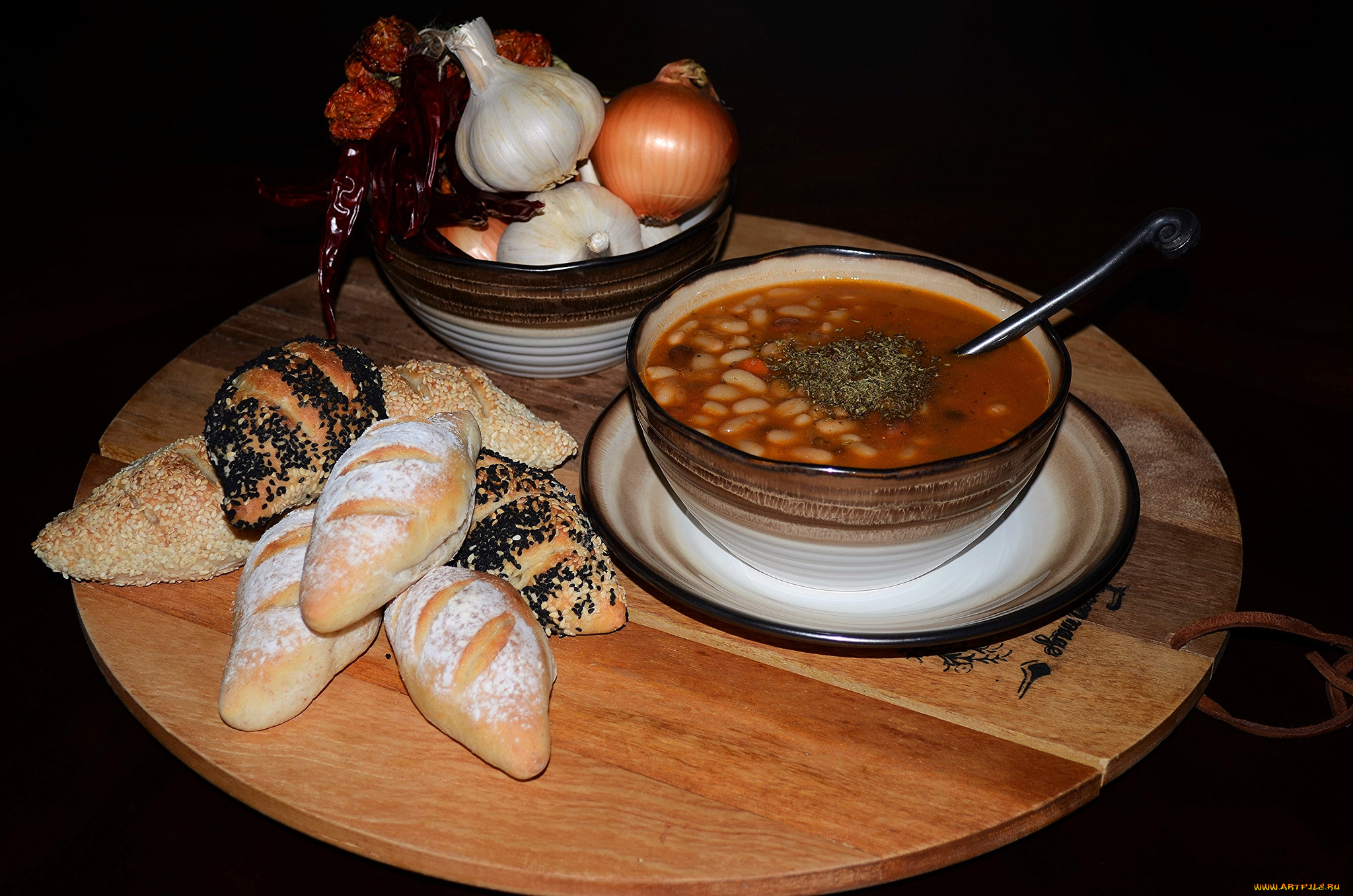 еда, разное, суп, хлеб, овощи