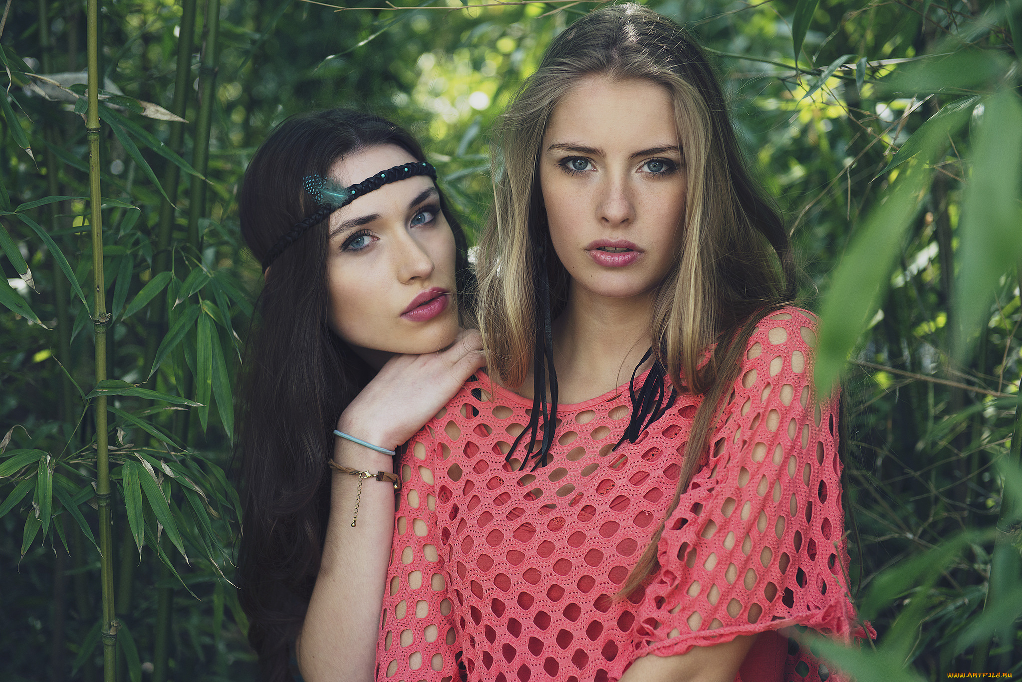 девушки, -unsort, , группа, девушек, взгляд, лицо