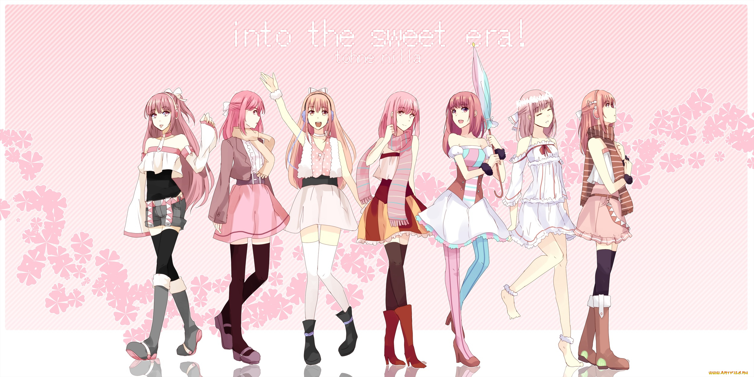 аниме, utau, девушки