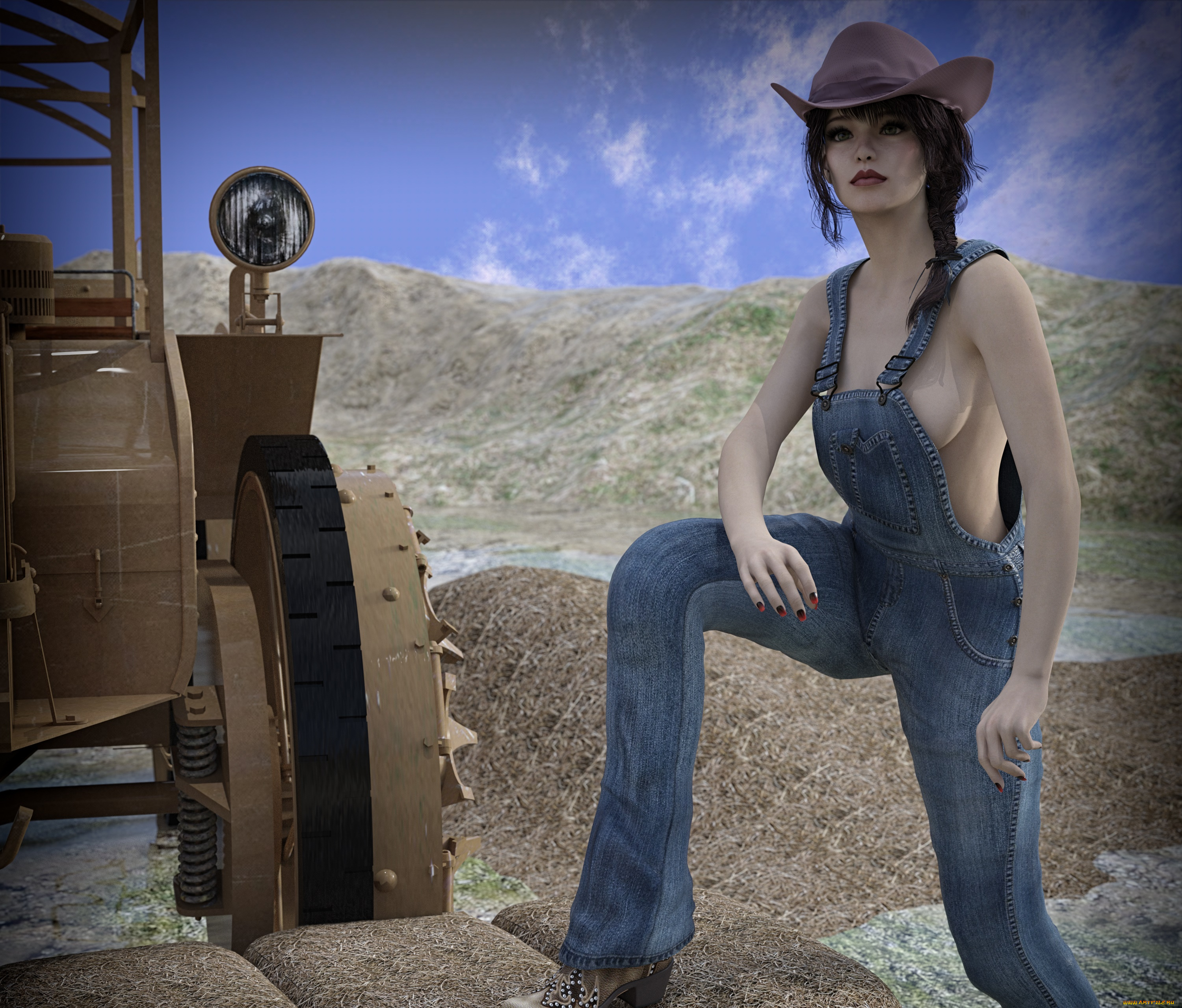 3д, графика, люди, , people, фон, взгляд, девушка