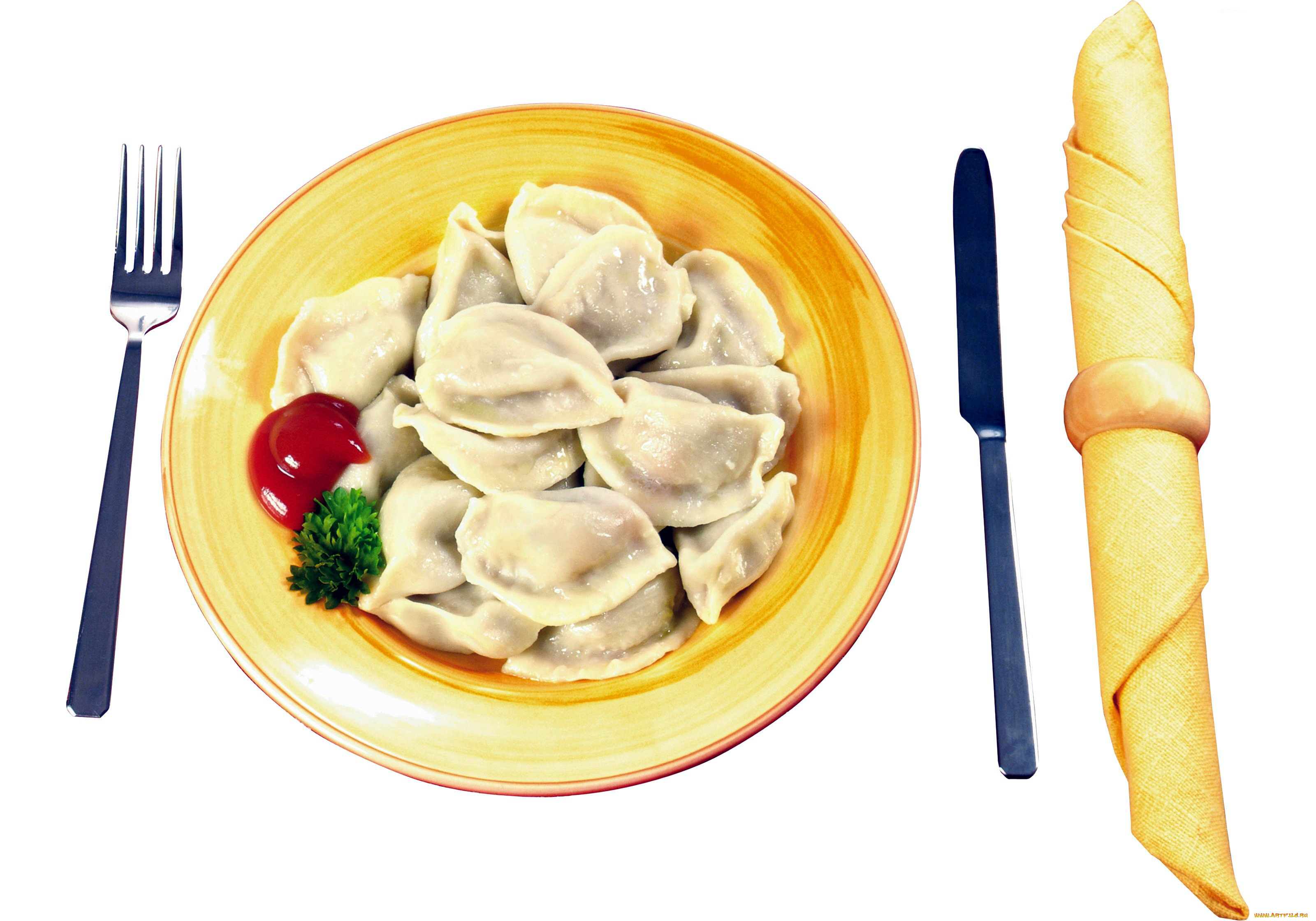 еда, пельмени, , манты, , вареники, приборы, салфетка