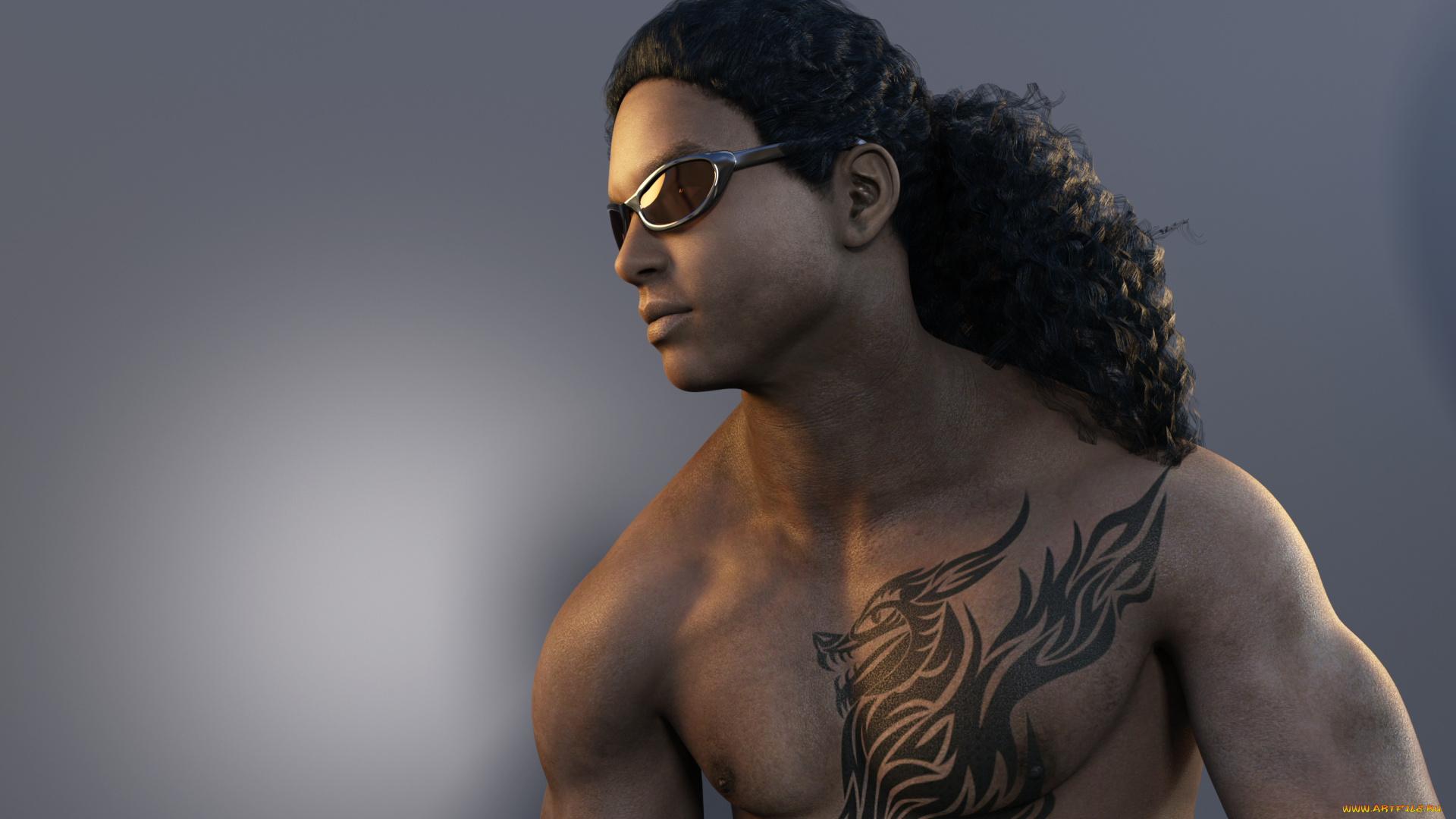 3д, графика, люди, , people, парень, фон, взгляд