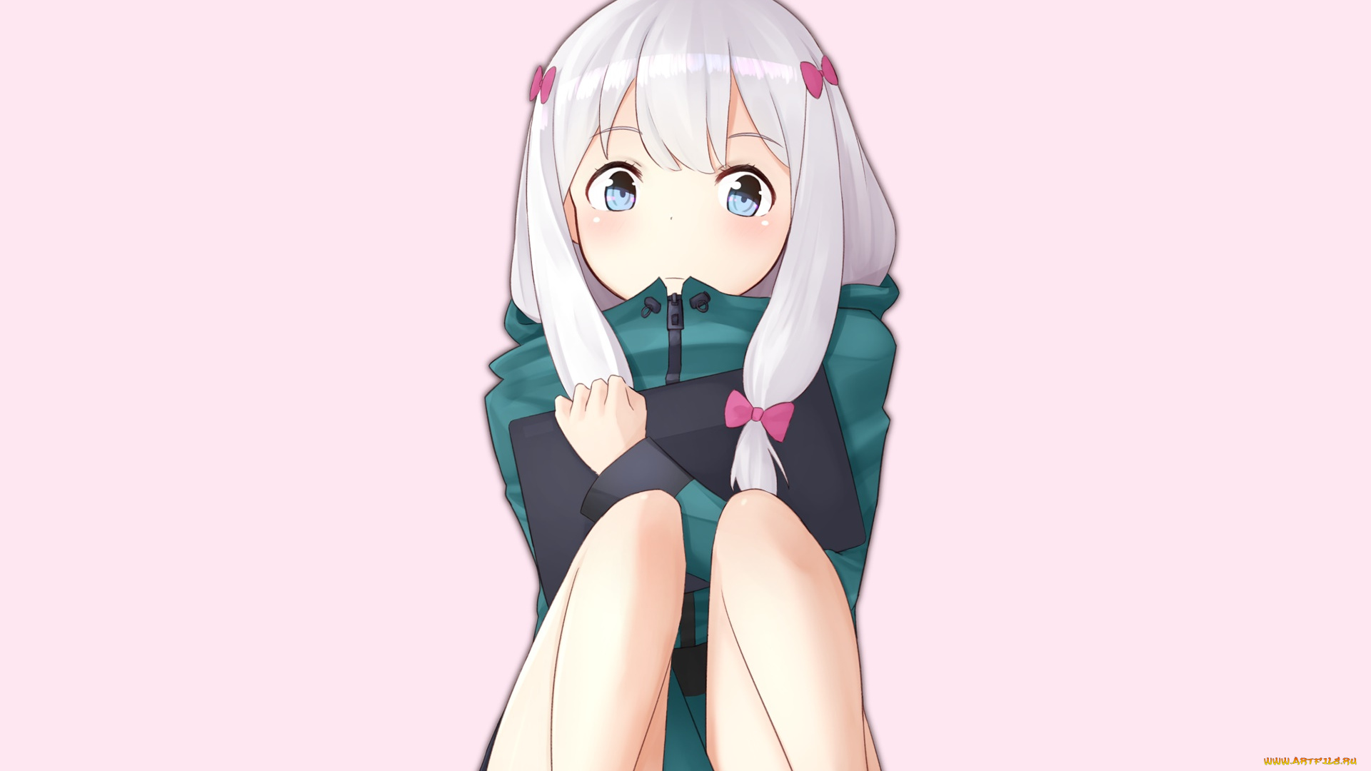 аниме, eromanga-sensei, девушка, фон, взгляд
