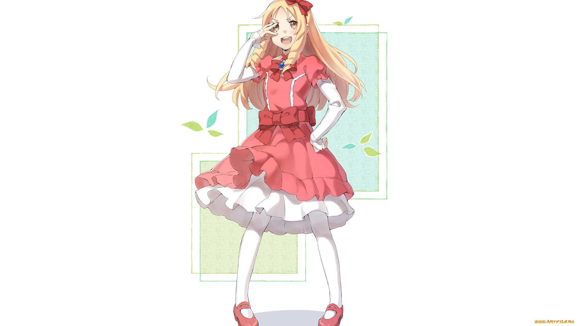 аниме, eromanga-sensei, взгляд, девушка, фон