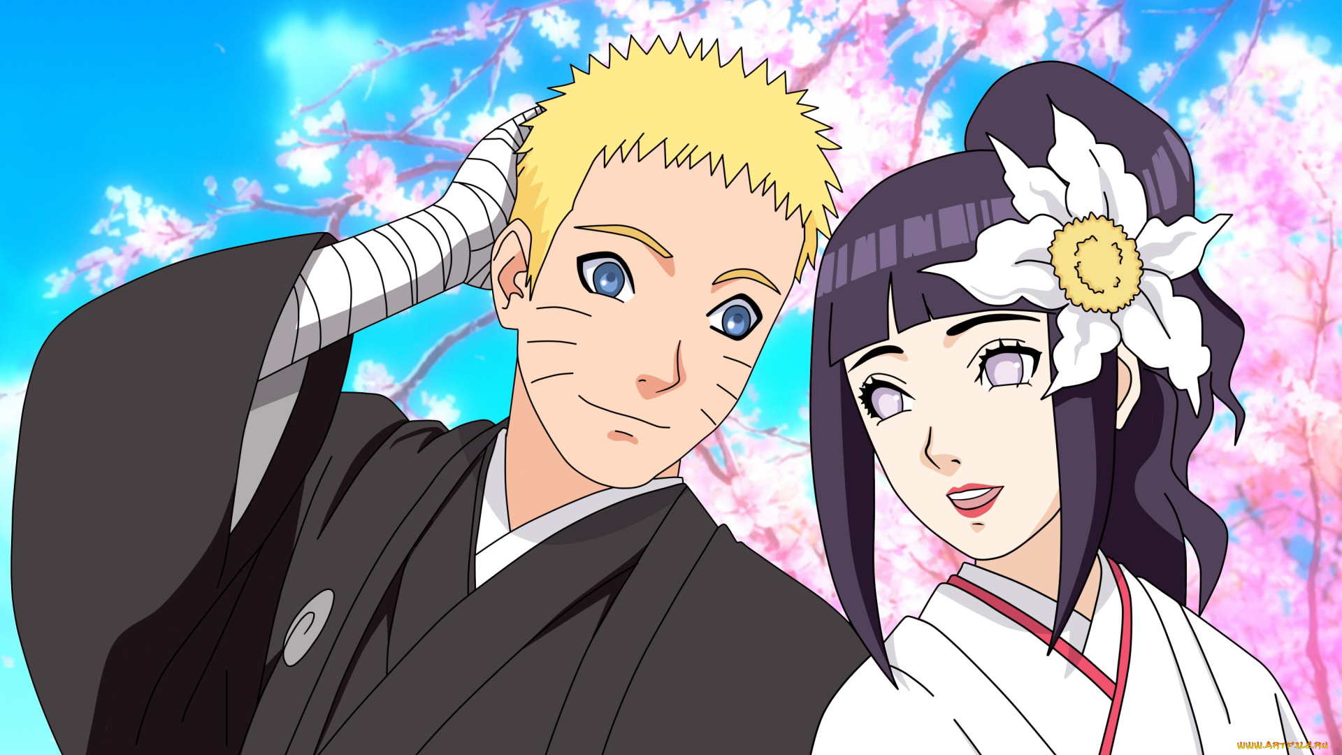 аниме, naruto, свадьба