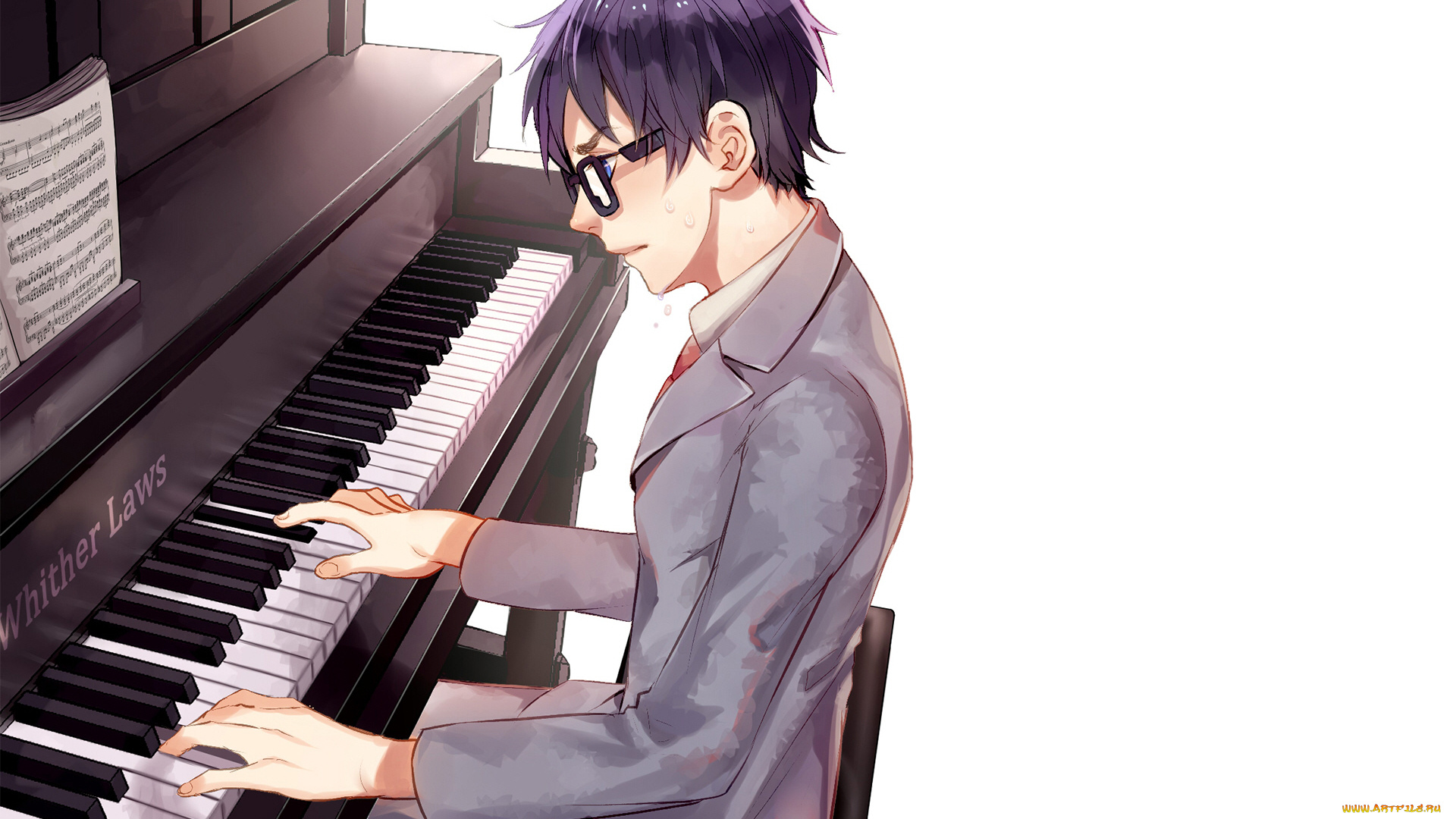 аниме, shigatsu, wa, kimi, no, uso, твоя, апрельская, ложь