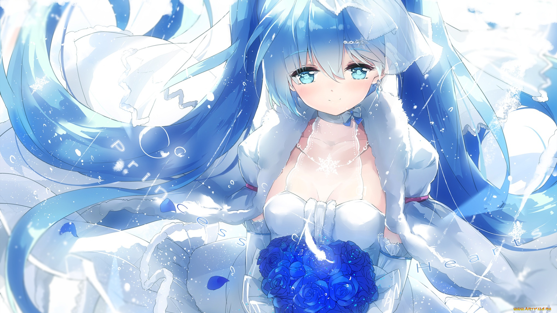 аниме, vocaloid, yuki, miku, hatsune