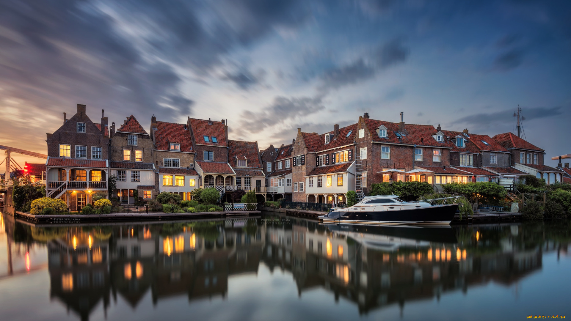 города, -, панорамы, городок