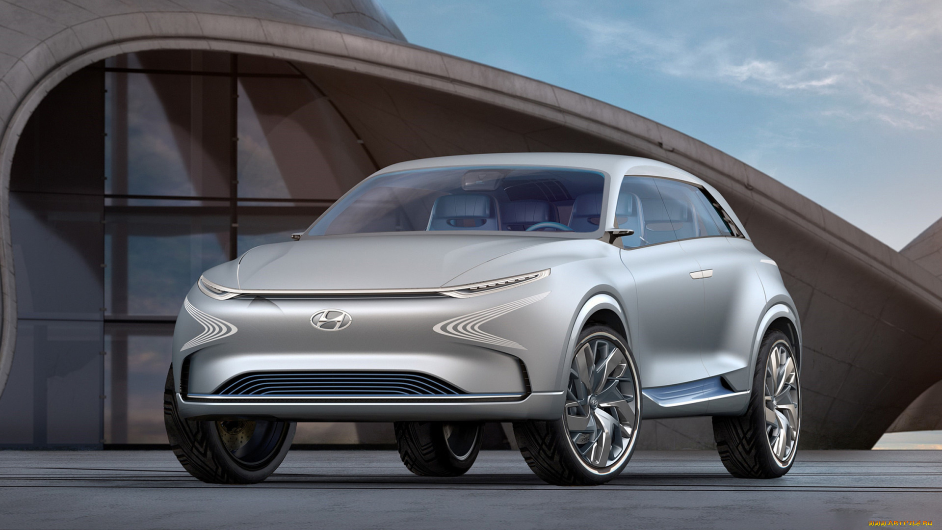 hyundai, fe, fuel, cell, concept, 2017, автомобили, hyundai, fe, fuel, cell, concept, 2017
