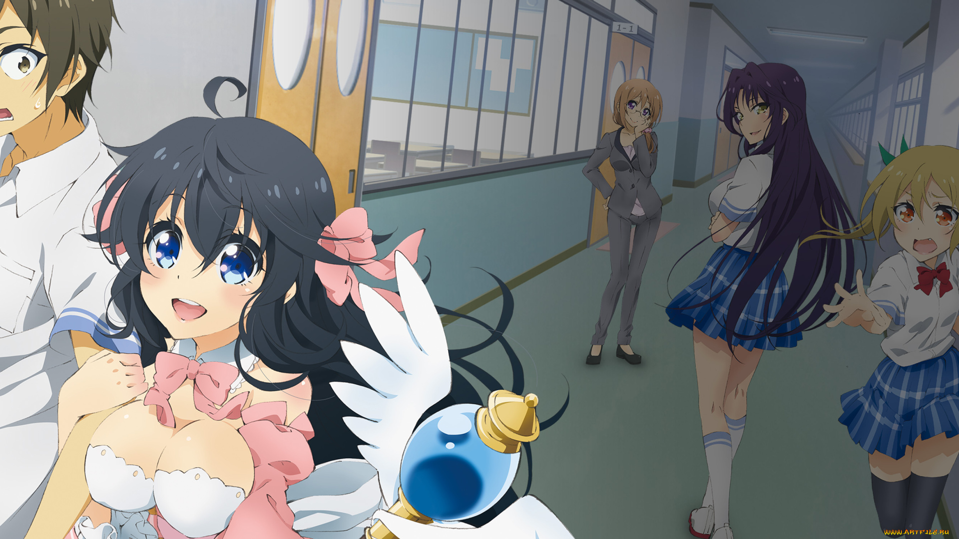 netoge, no, yome, wa, onnanoko, ja, nai, to, omotta, аниме, netoge, no, yome, wa, onnanoko, ja, nai, to, omotta, , девушка, фон, взгляд