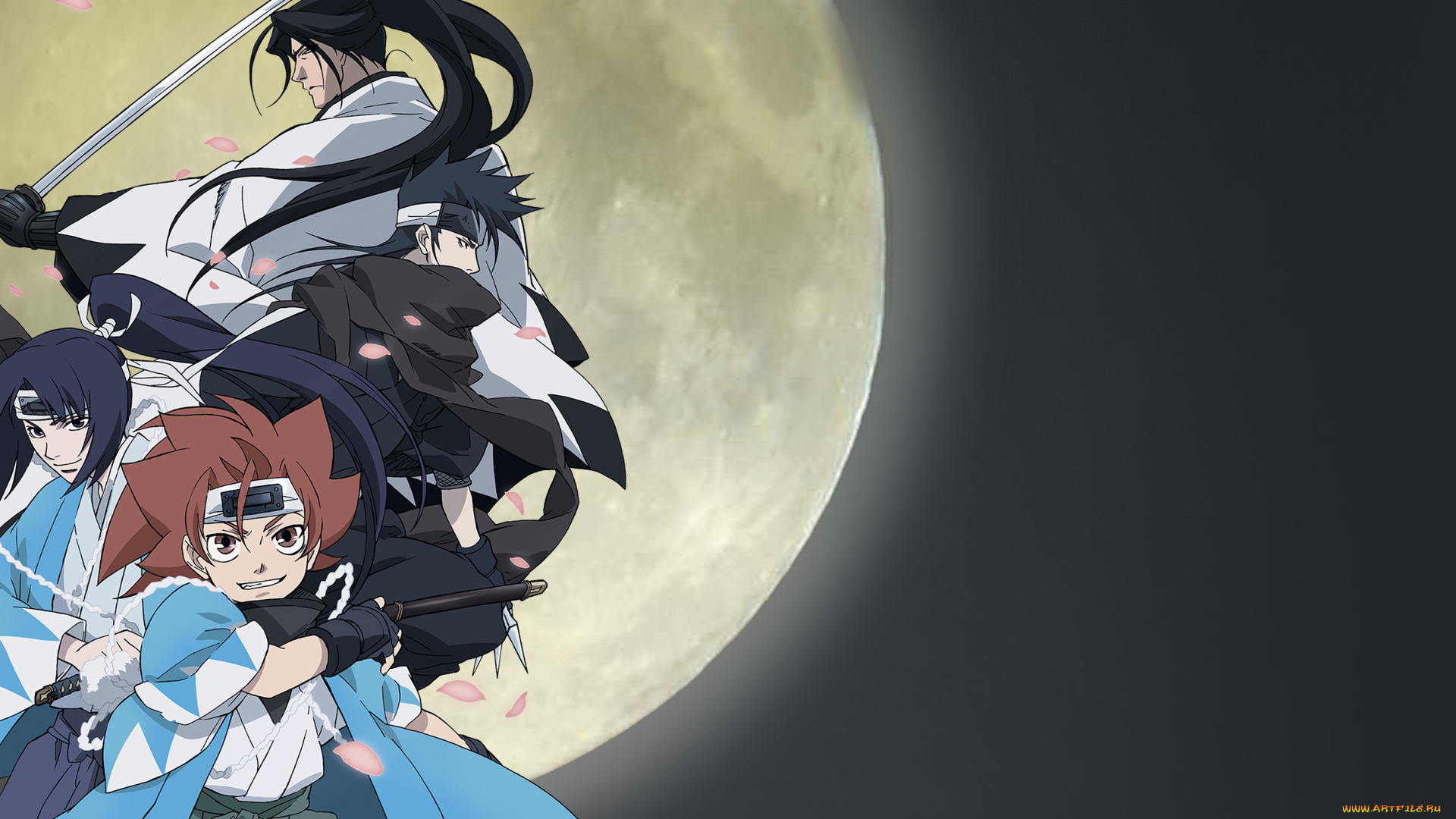 peace, maker, аниме, peace, maker, kurogane, девушка, фон, взгляд