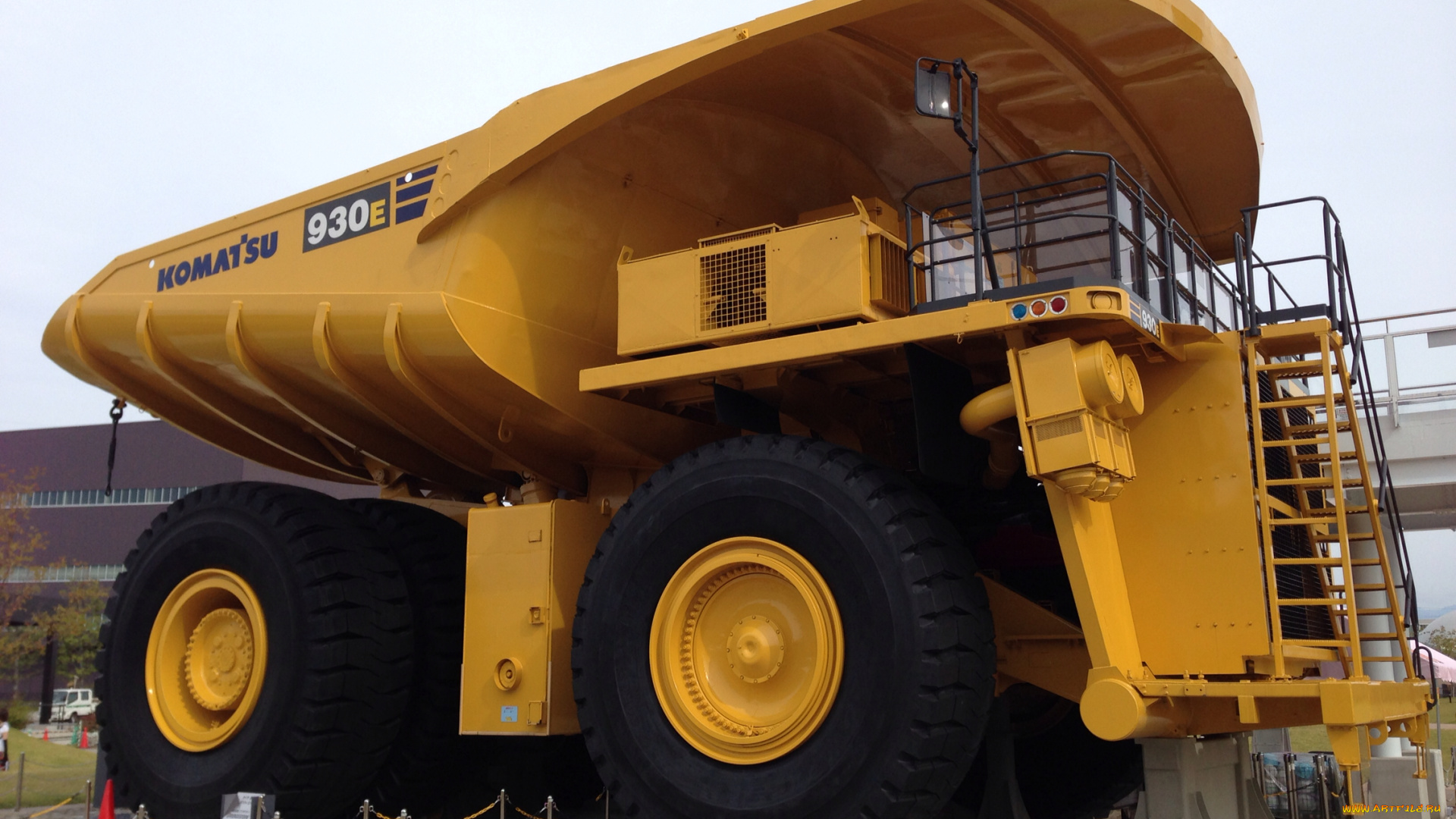 техника, строительная, техника, самосвал, карьерный, 930e, komatsu