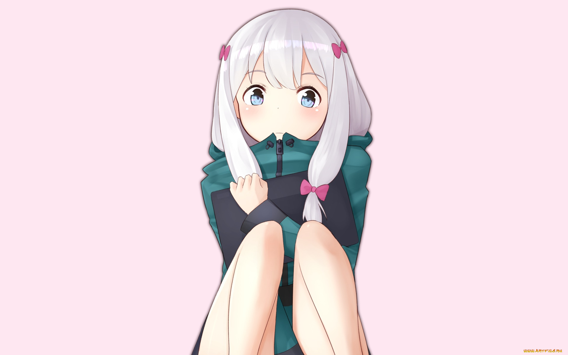 аниме, eromanga-sensei, девушка, фон, взгляд