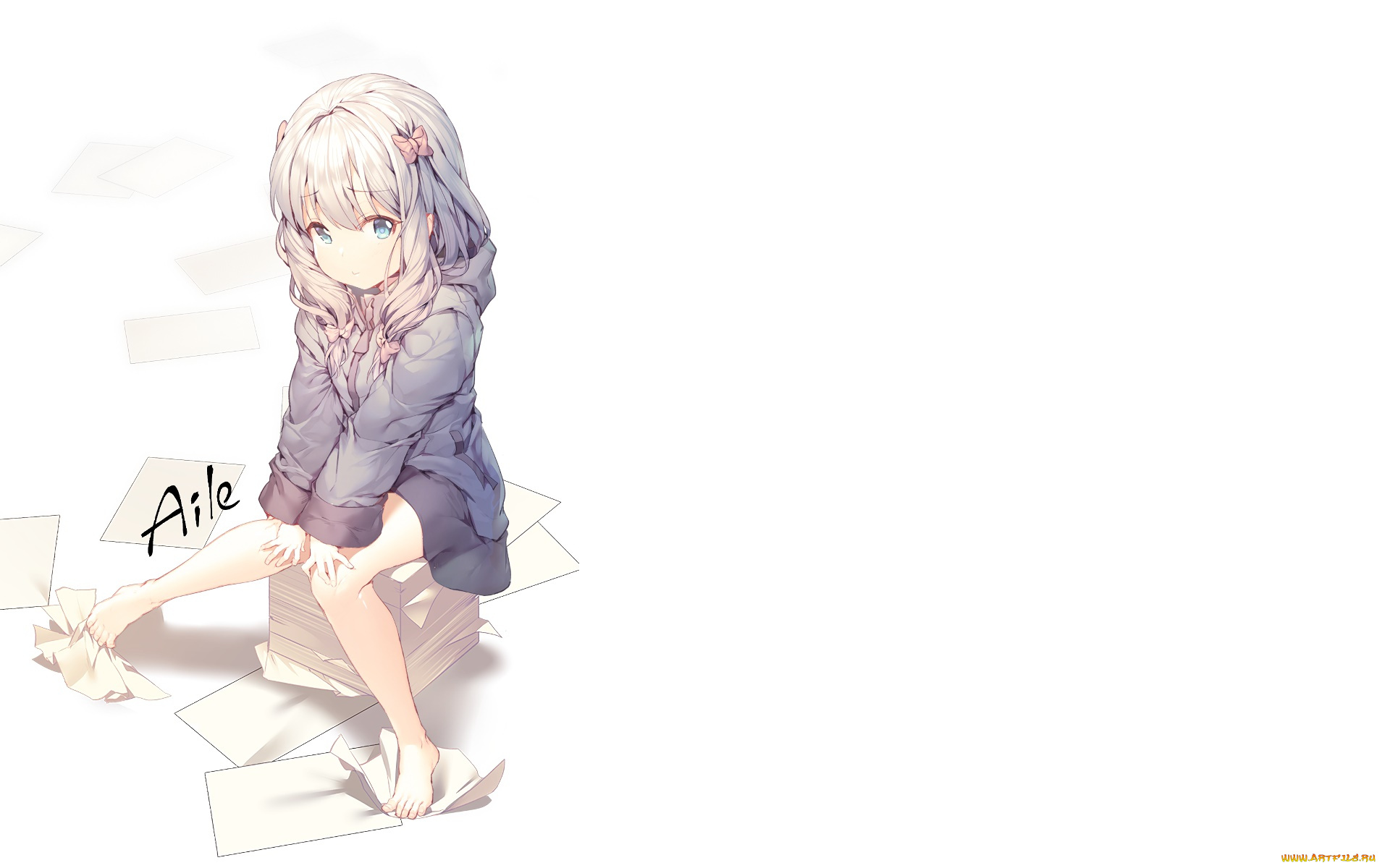 аниме, eromanga-sensei, девушка, фон, взгляд