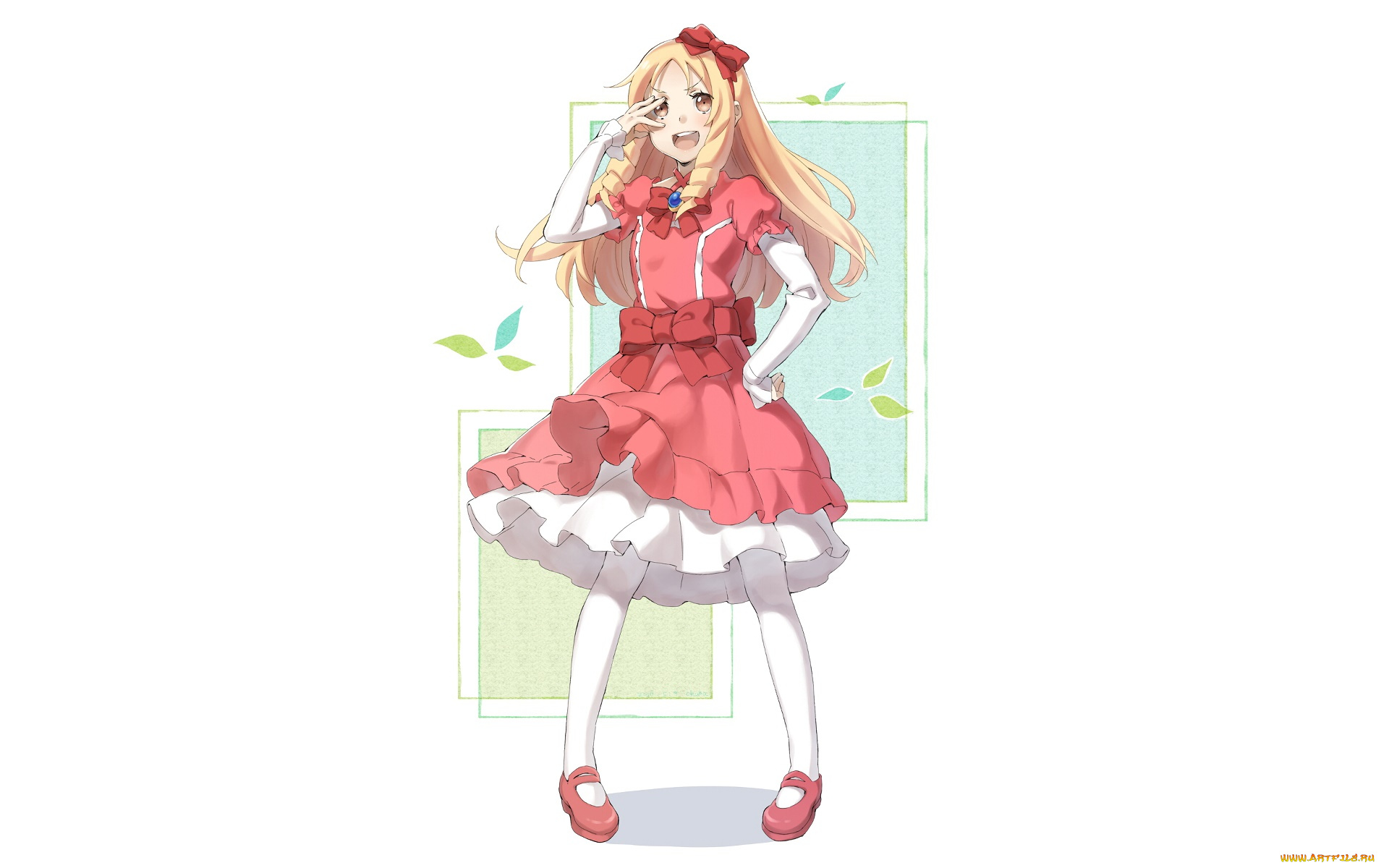 аниме, eromanga-sensei, взгляд, девушка, фон