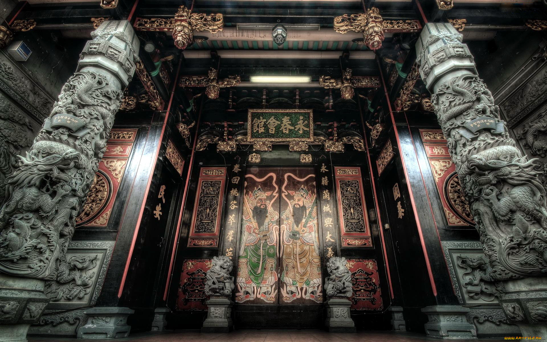 интерьер, дворцы, , музеи, двери, колонны, иероглифы