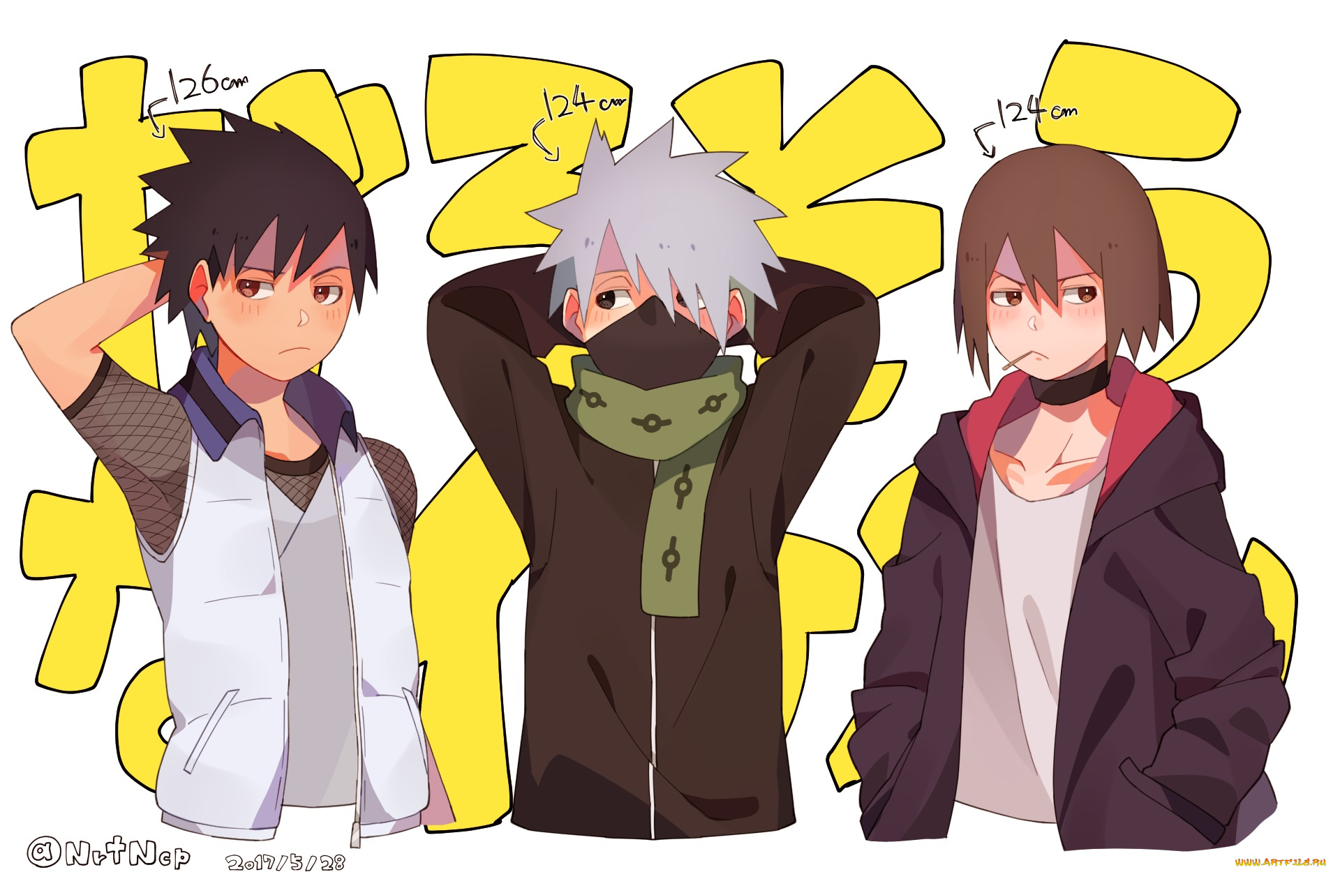 аниме, naruto, мальчики