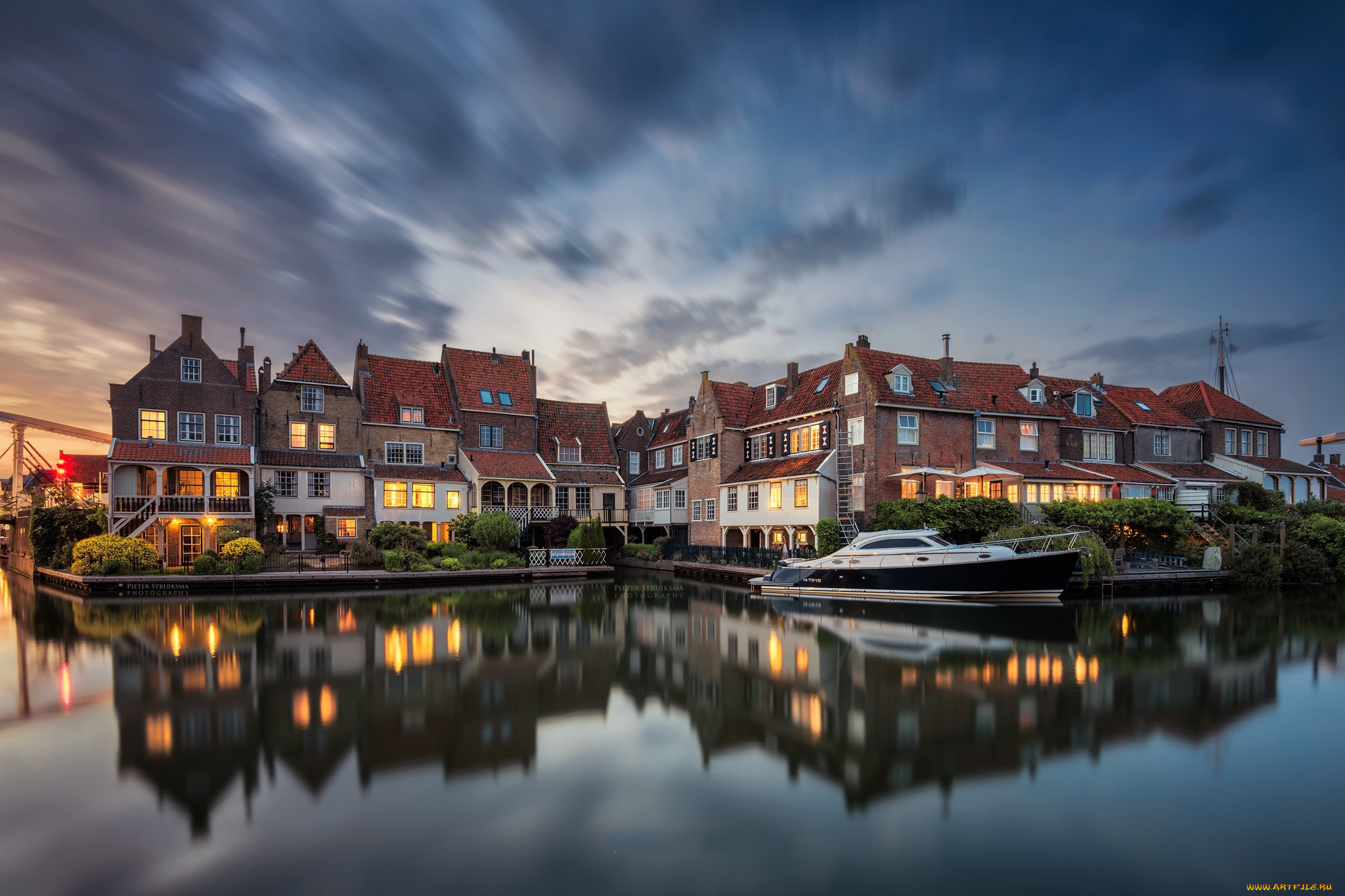 города, -, панорамы, городок