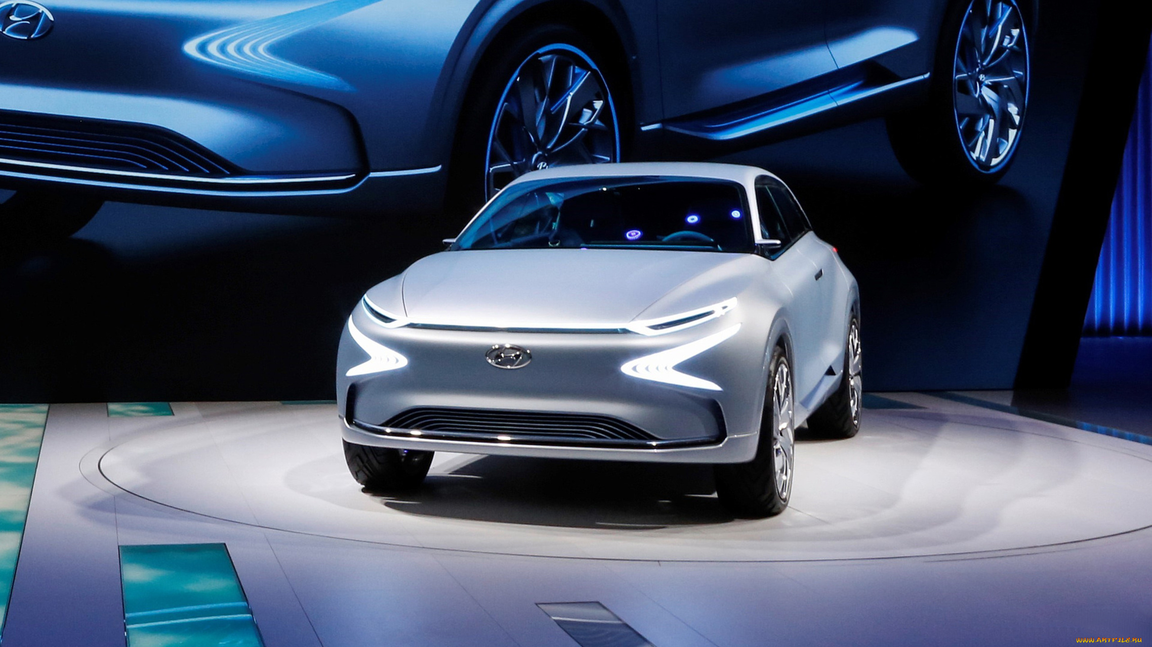 hyundai, fe, fuel, cell, concept, 2017, автомобили, выставки, и, уличные, фото, hyundai, fe, fuel, cell, concept, 2017
