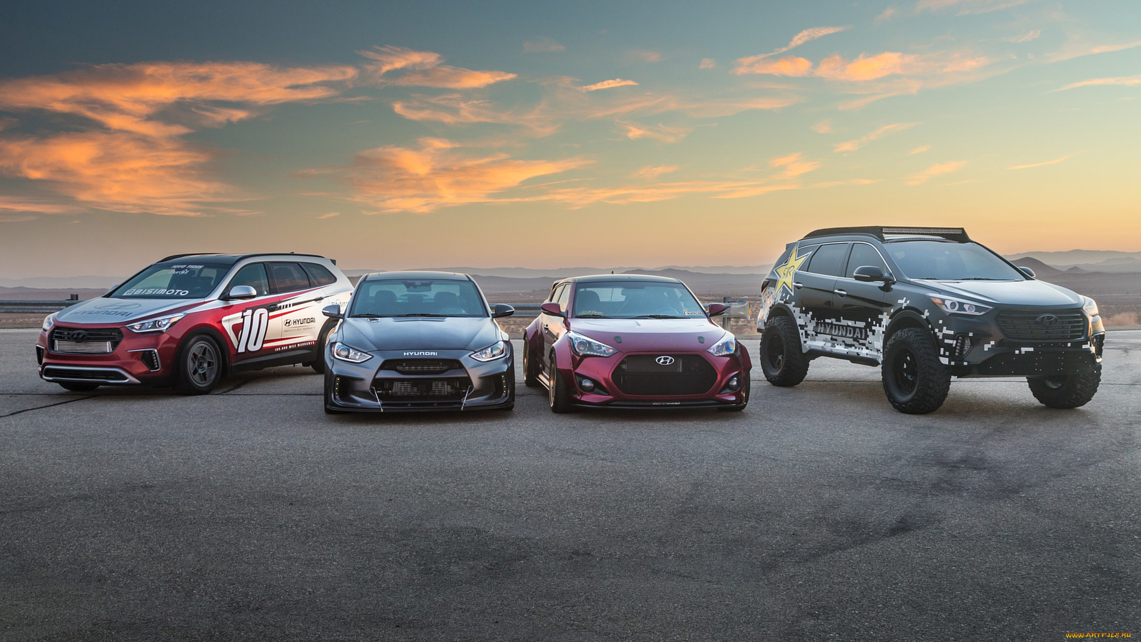 hyundai, sema, concepts, lineup, 2016, автомобили, hyundai, sema, concepts, lineup, 2016